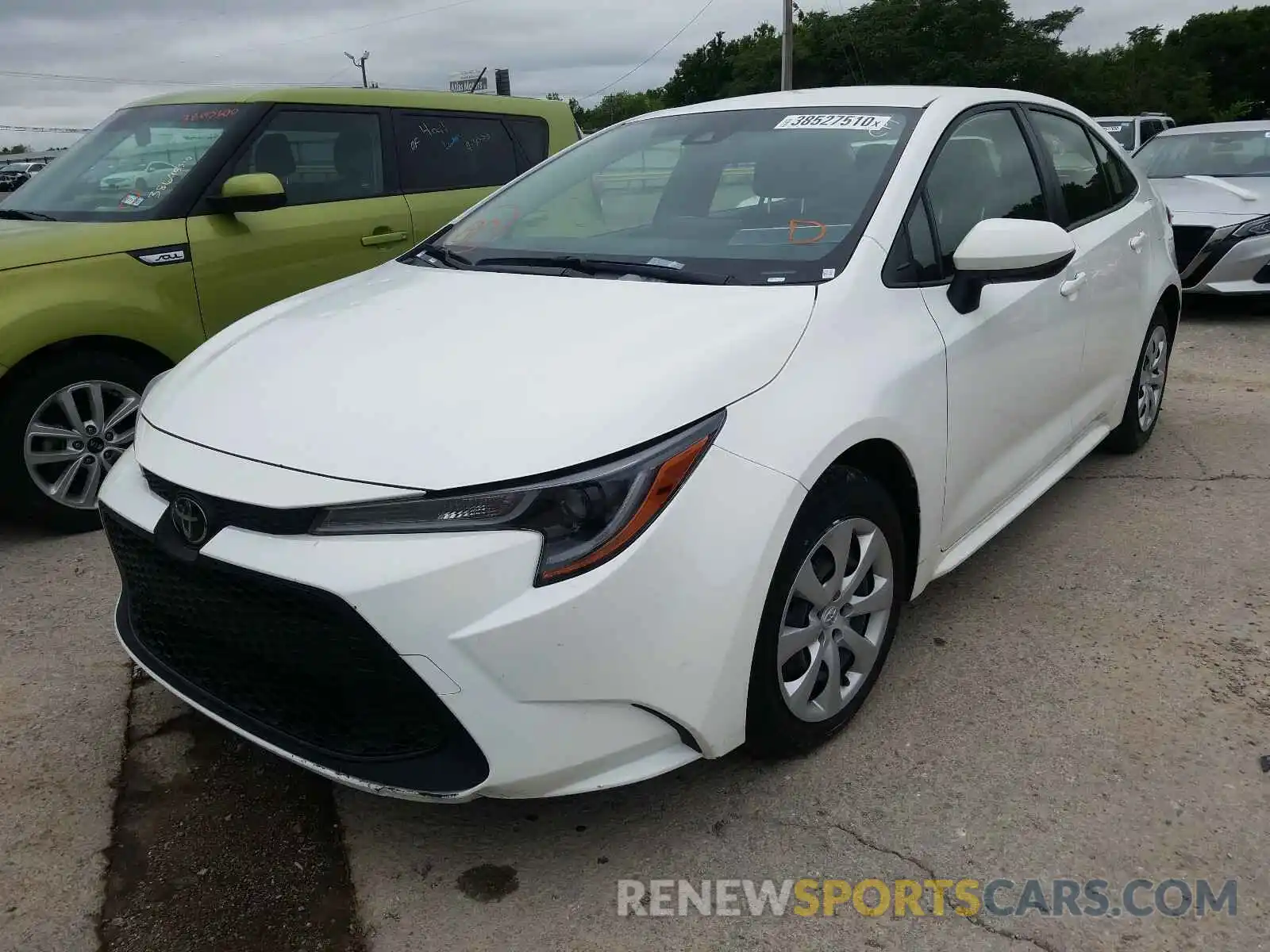 2 Photograph of a damaged car JTDEPRAEXLJ035238 TOYOTA COROLLA 2020