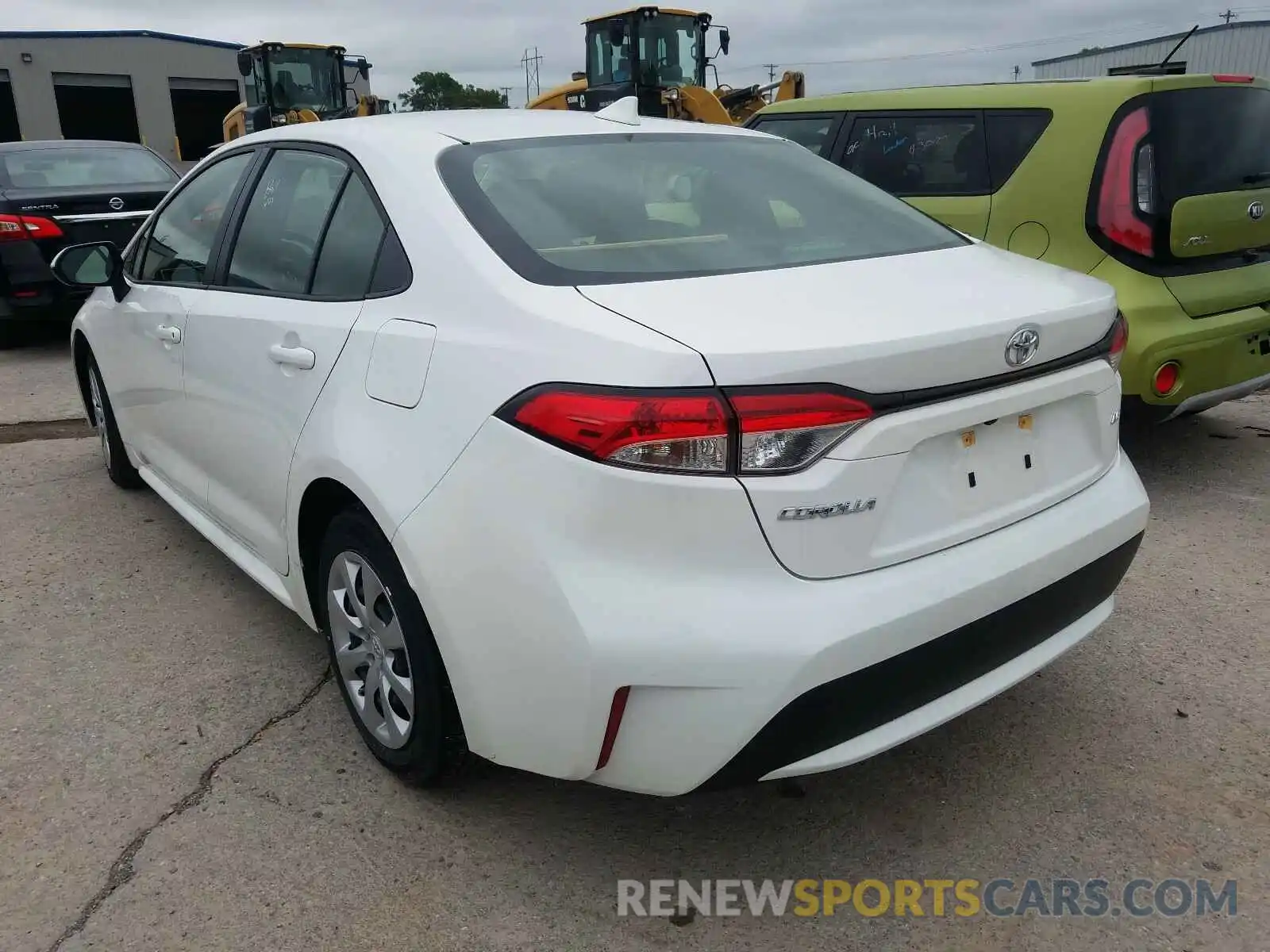 3 Photograph of a damaged car JTDEPRAEXLJ035238 TOYOTA COROLLA 2020