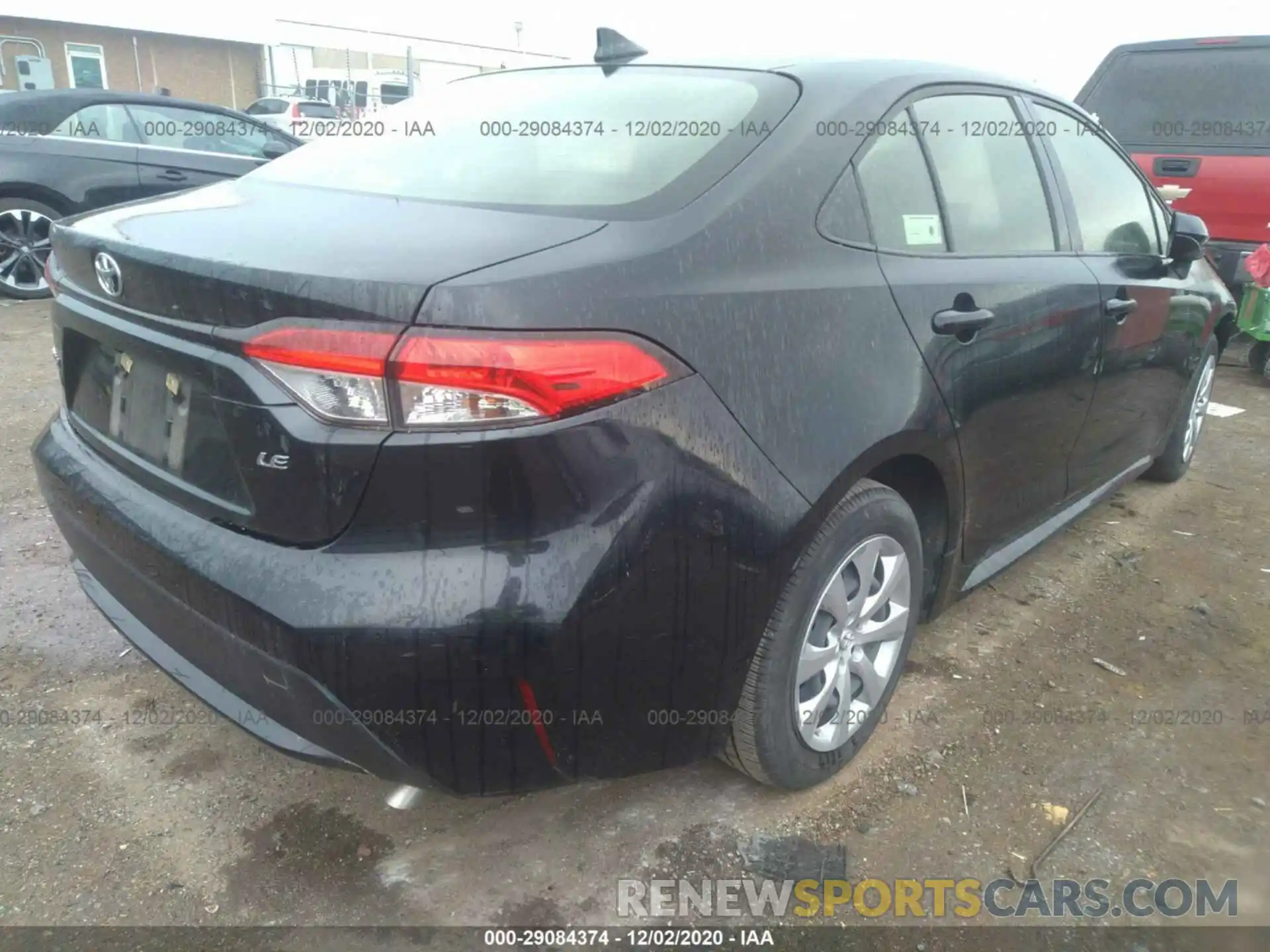 4 Photograph of a damaged car JTDEPRAEXLJ035398 TOYOTA COROLLA 2020