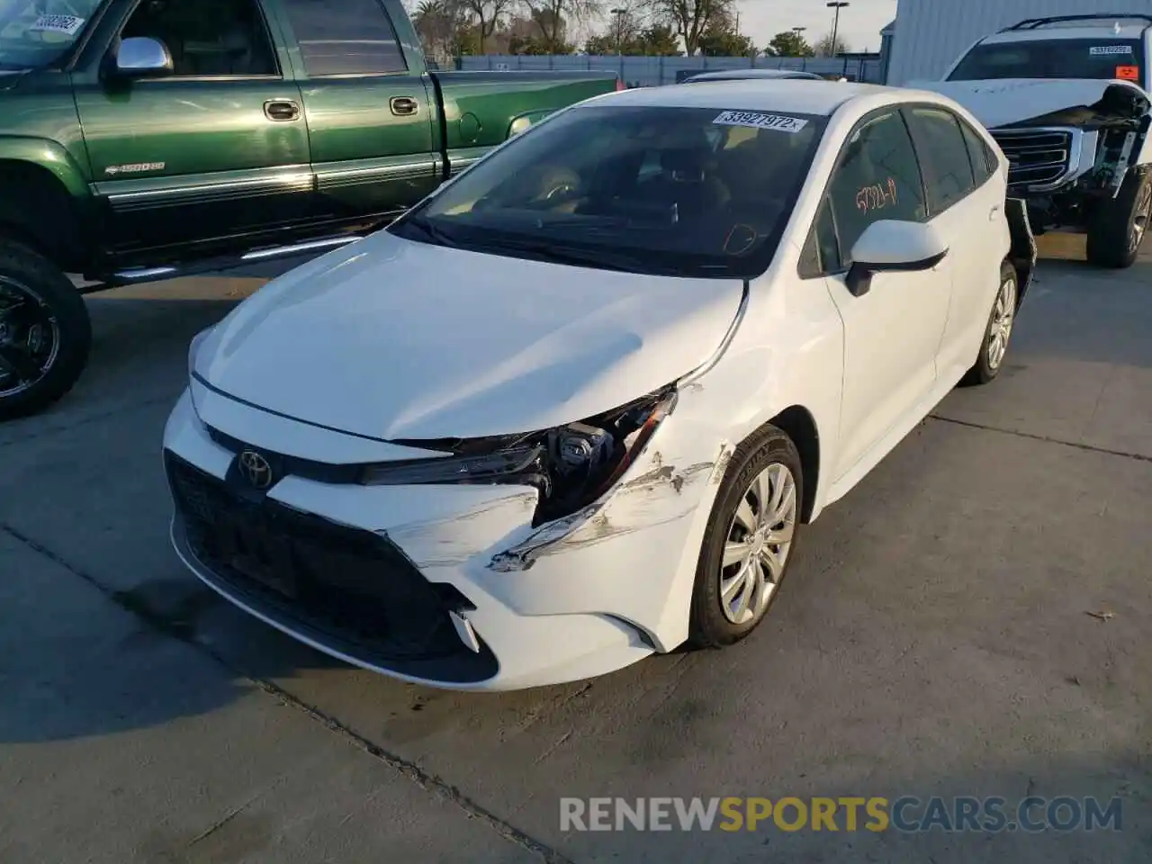 2 Photograph of a damaged car JTDEPRAEXLJ035482 TOYOTA COROLLA 2020