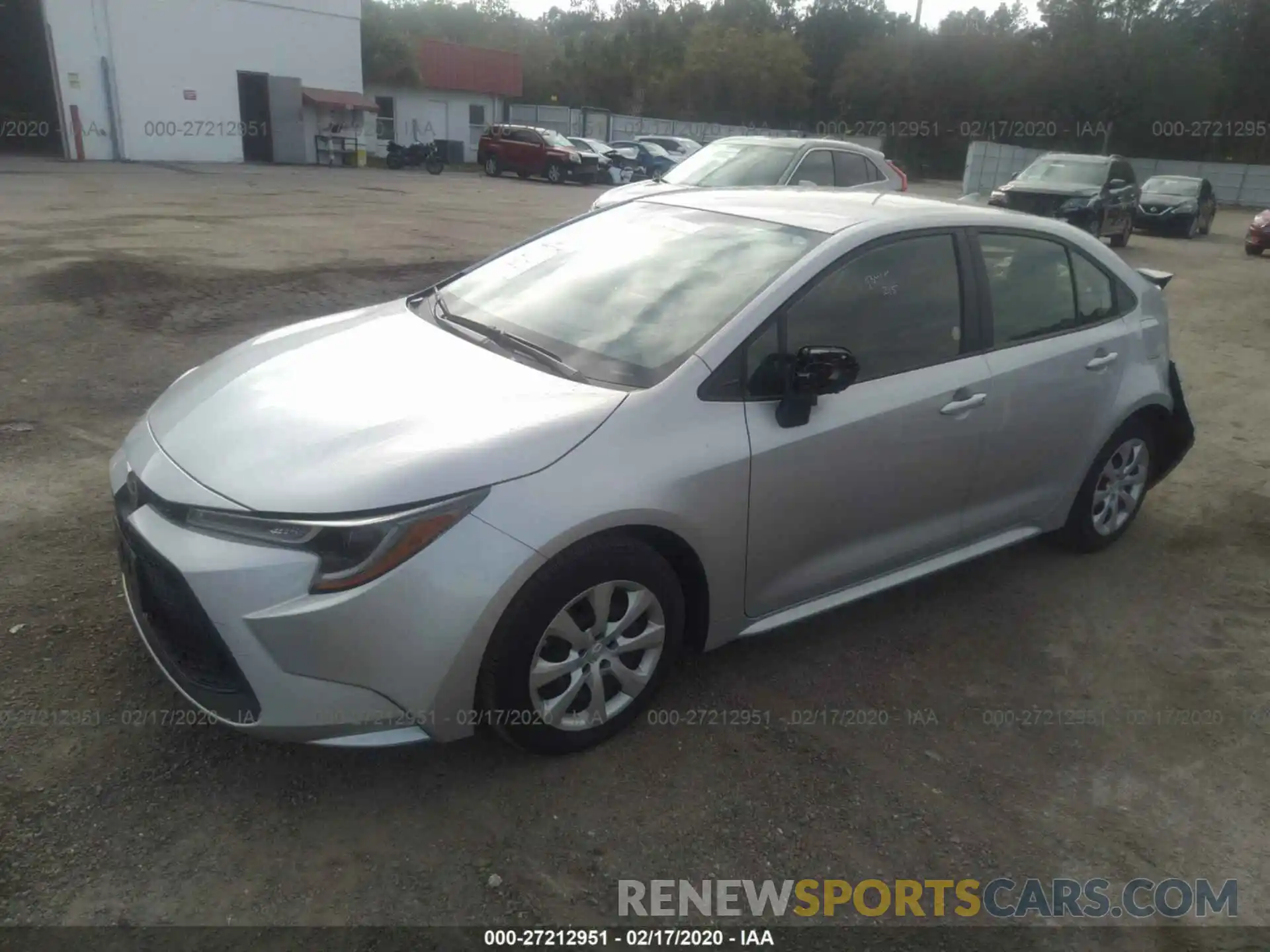 2 Photograph of a damaged car JTDEPRAEXLJ035546 TOYOTA COROLLA 2020