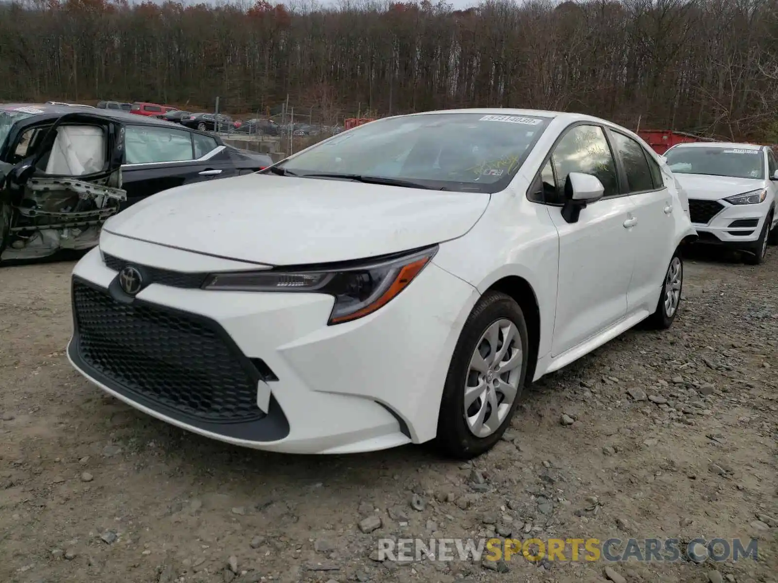 2 Photograph of a damaged car JTDEPRAEXLJ035868 TOYOTA COROLLA 2020