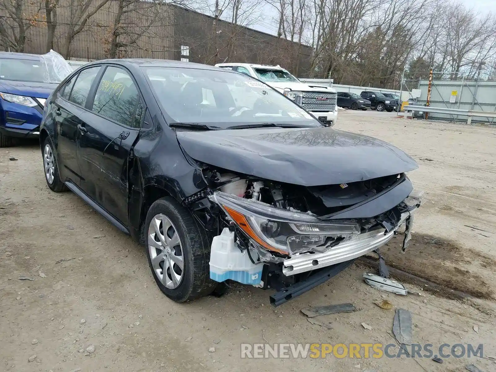 1 Photograph of a damaged car JTDEPRAEXLJ035871 TOYOTA COROLLA 2020