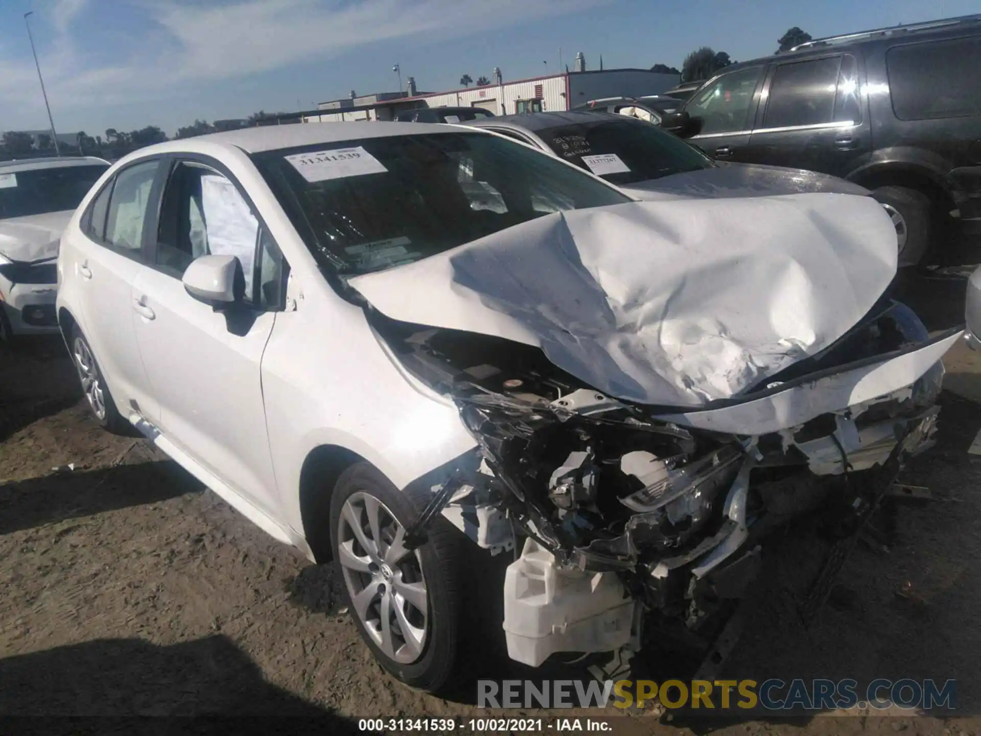 6 Photograph of a damaged car JTDEPRAEXLJ036213 TOYOTA COROLLA 2020