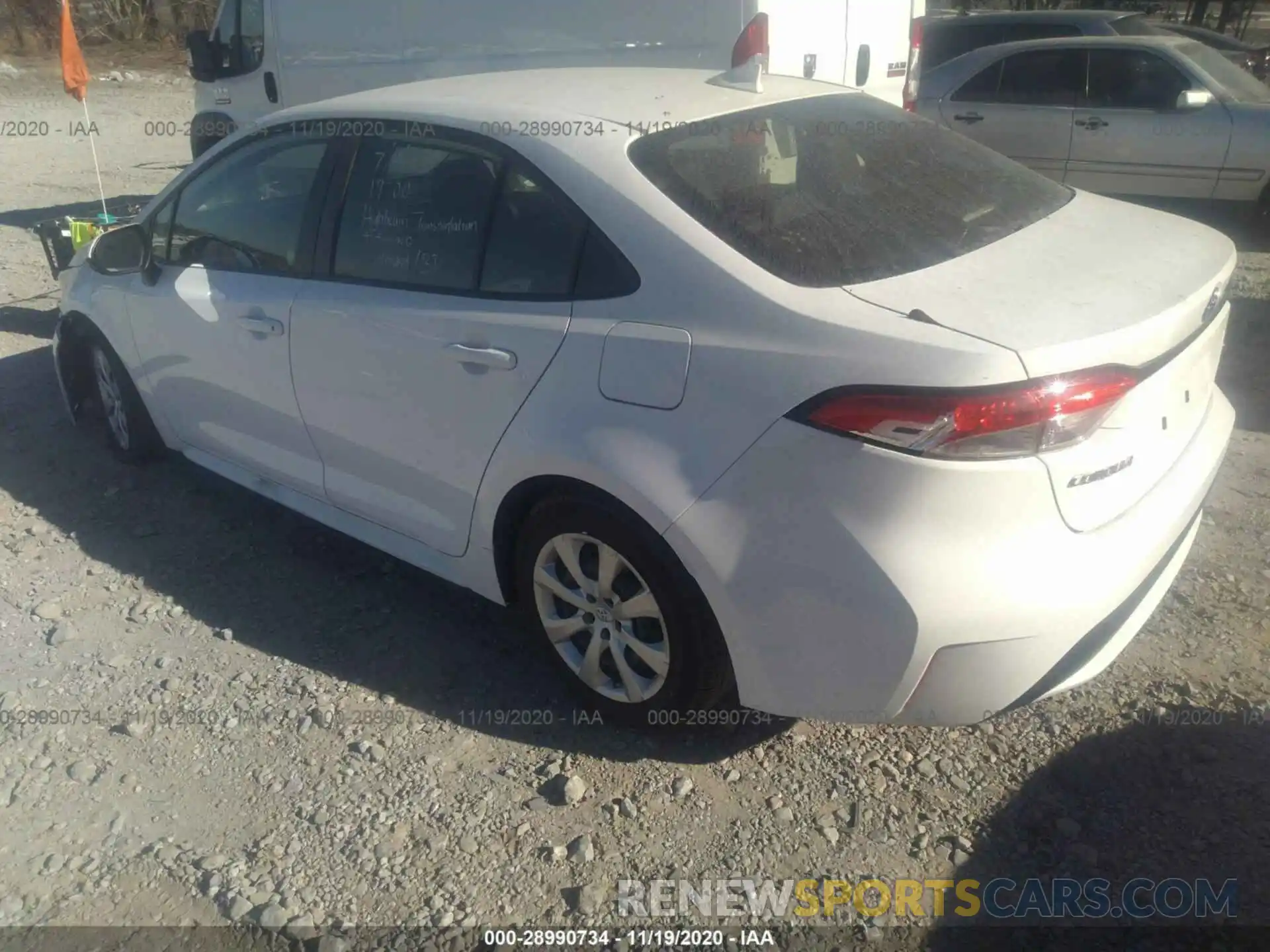 3 Photograph of a damaged car JTDEPRAEXLJ036552 TOYOTA COROLLA 2020