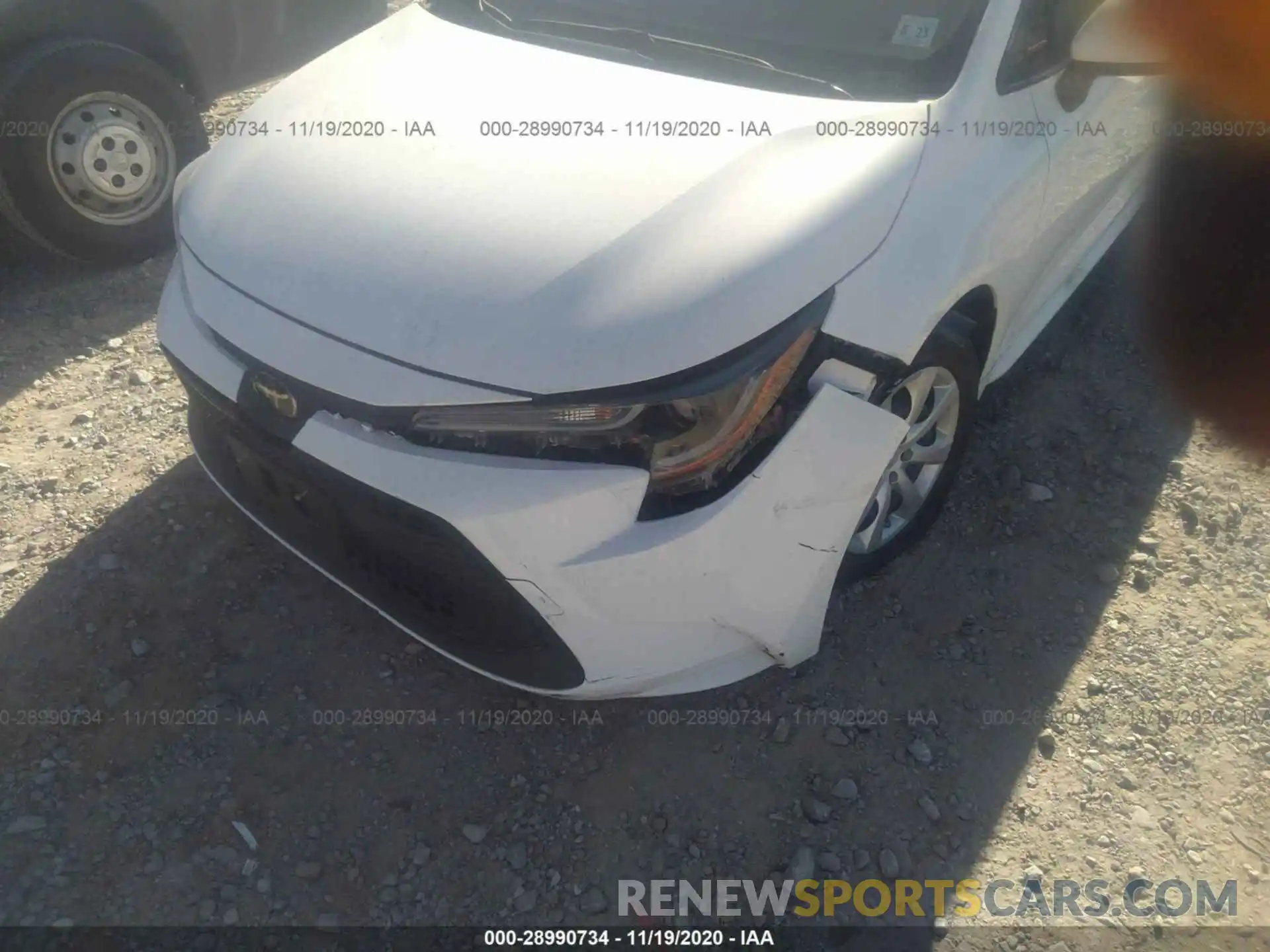 6 Photograph of a damaged car JTDEPRAEXLJ036552 TOYOTA COROLLA 2020