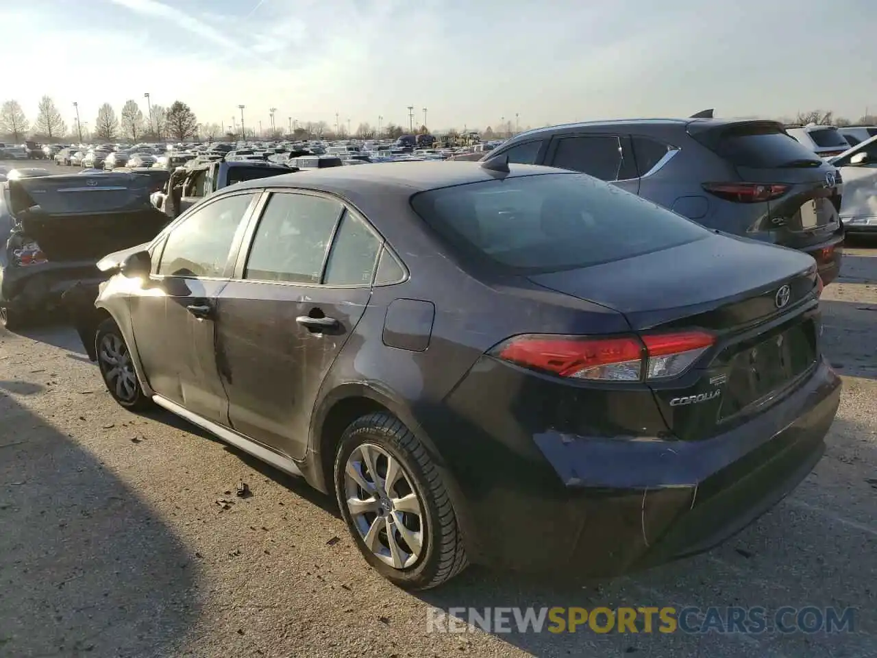 2 Photograph of a damaged car JTDEPRAEXLJ036776 TOYOTA COROLLA 2020