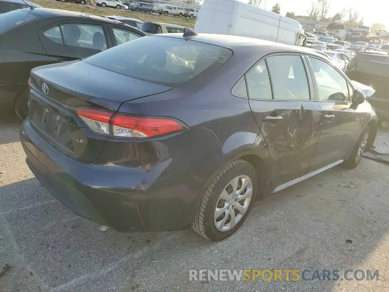 3 Photograph of a damaged car JTDEPRAEXLJ036776 TOYOTA COROLLA 2020