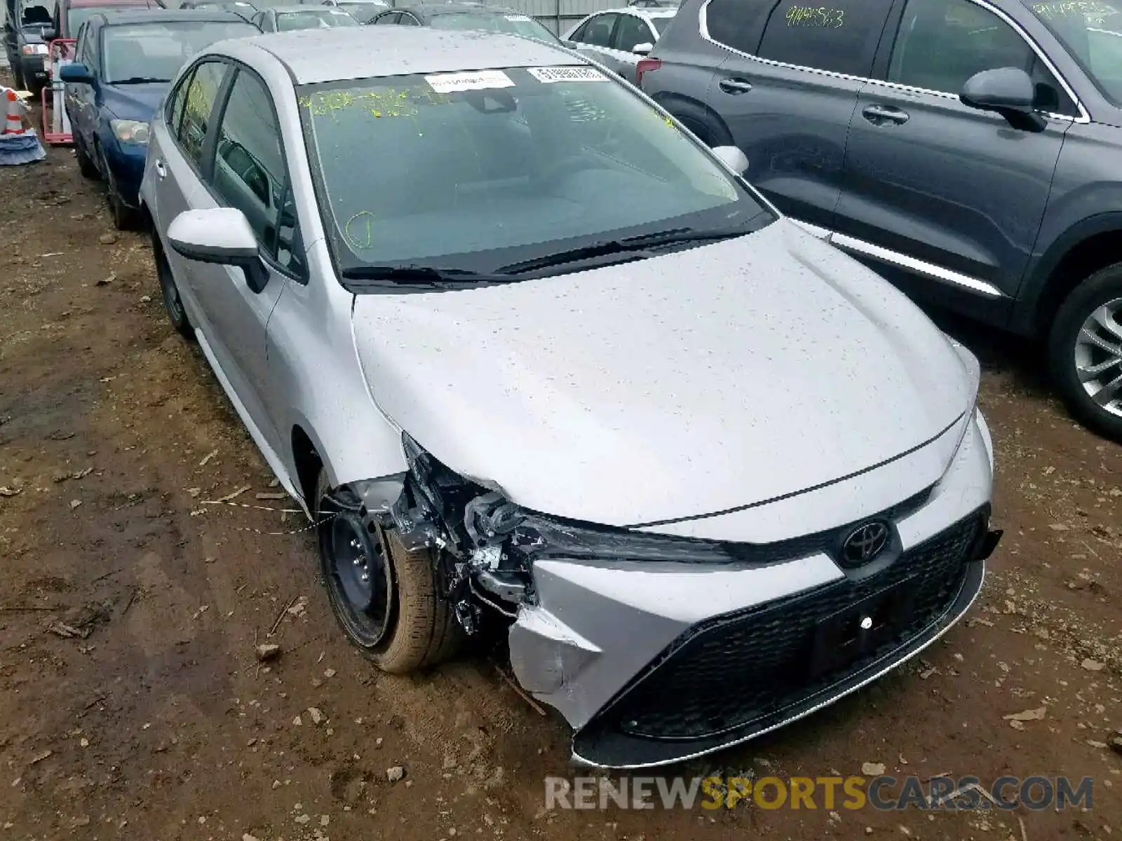 1 Photograph of a damaged car JTDEPRAEXLJ036857 TOYOTA COROLLA 2020