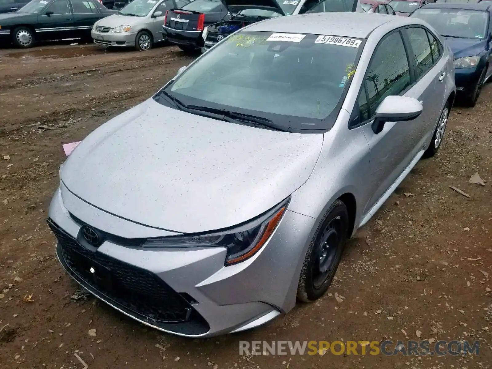 2 Photograph of a damaged car JTDEPRAEXLJ036857 TOYOTA COROLLA 2020