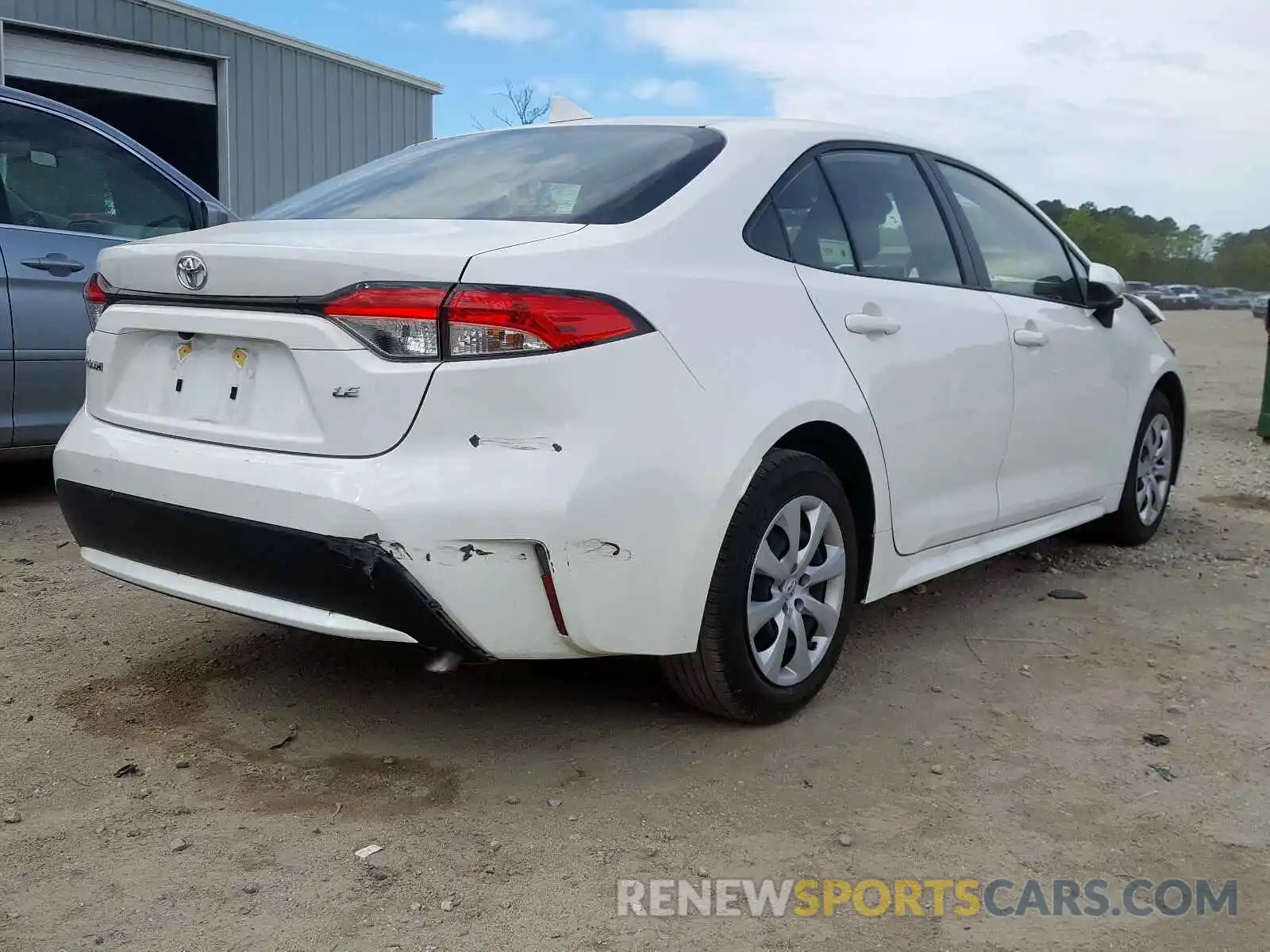 4 Photograph of a damaged car JTDEPRAEXLJ037006 TOYOTA COROLLA 2020