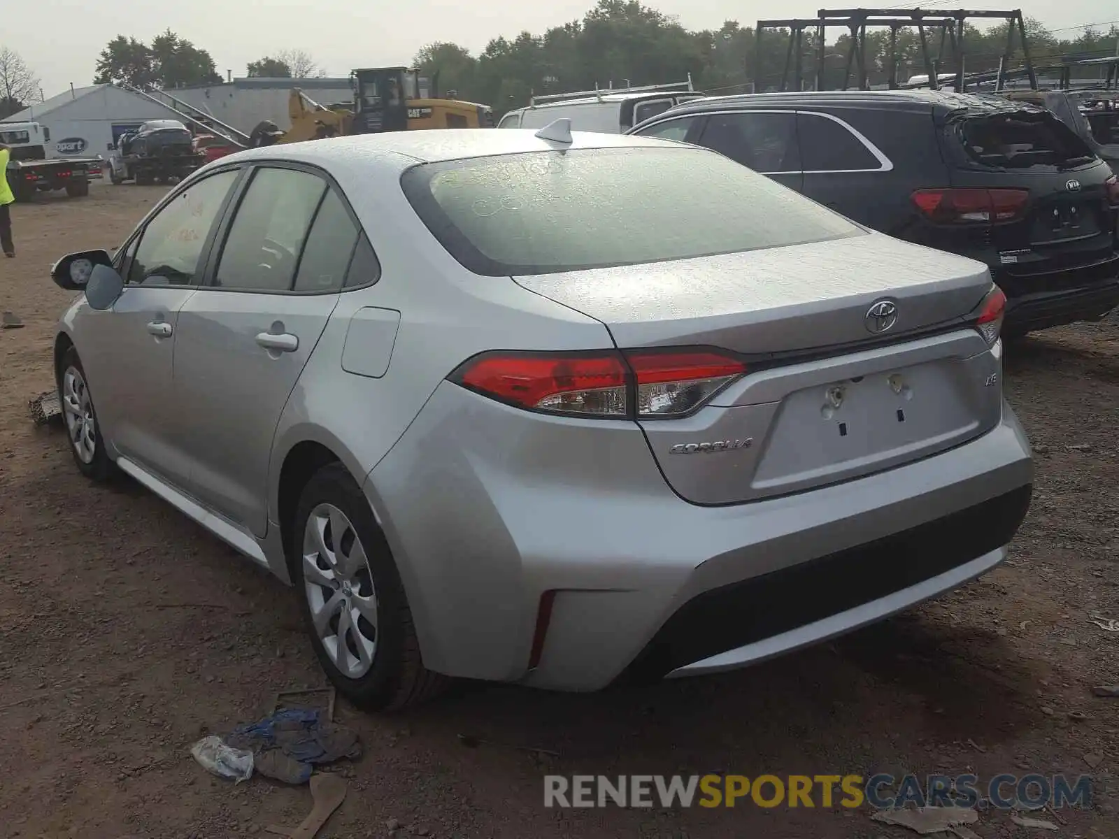 3 Photograph of a damaged car JTDEPRAEXLJ037104 TOYOTA COROLLA 2020