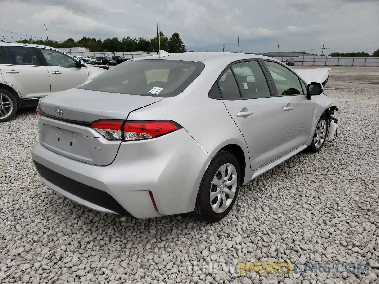 4 Photograph of a damaged car JTDEPRAEXLJ037149 TOYOTA COROLLA 2020