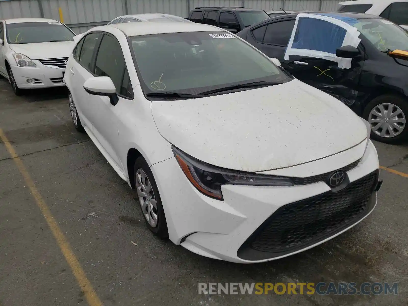 1 Photograph of a damaged car JTDEPRAEXLJ037247 TOYOTA COROLLA 2020