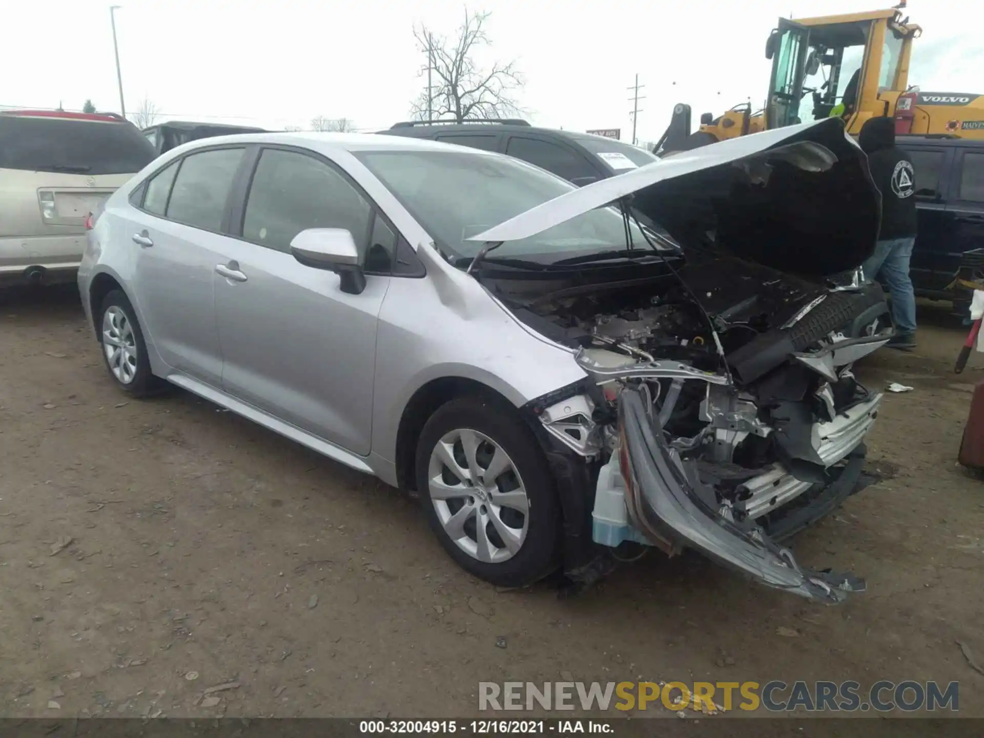 1 Photograph of a damaged car JTDEPRAEXLJ037541 TOYOTA COROLLA 2020