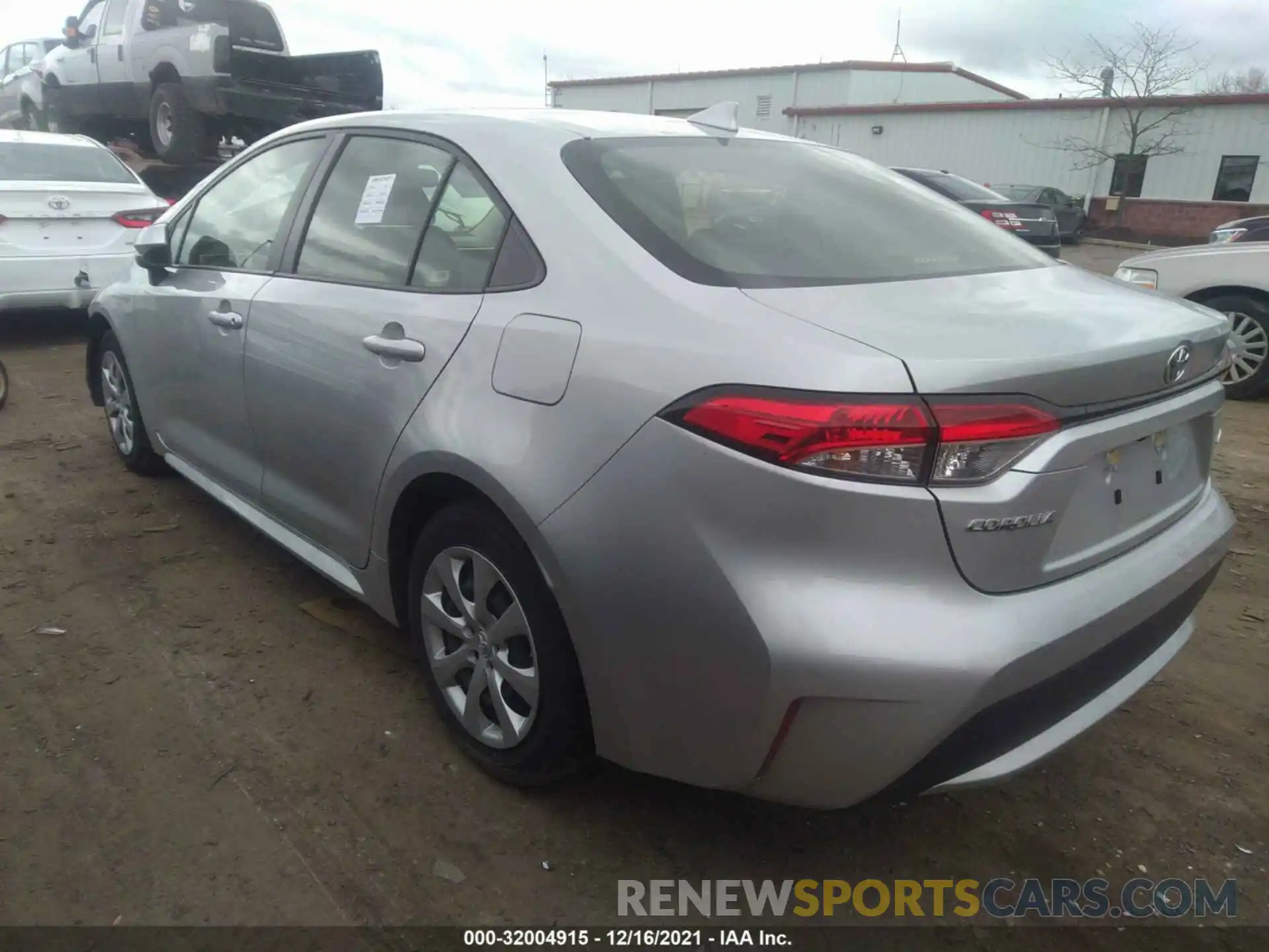 3 Photograph of a damaged car JTDEPRAEXLJ037541 TOYOTA COROLLA 2020