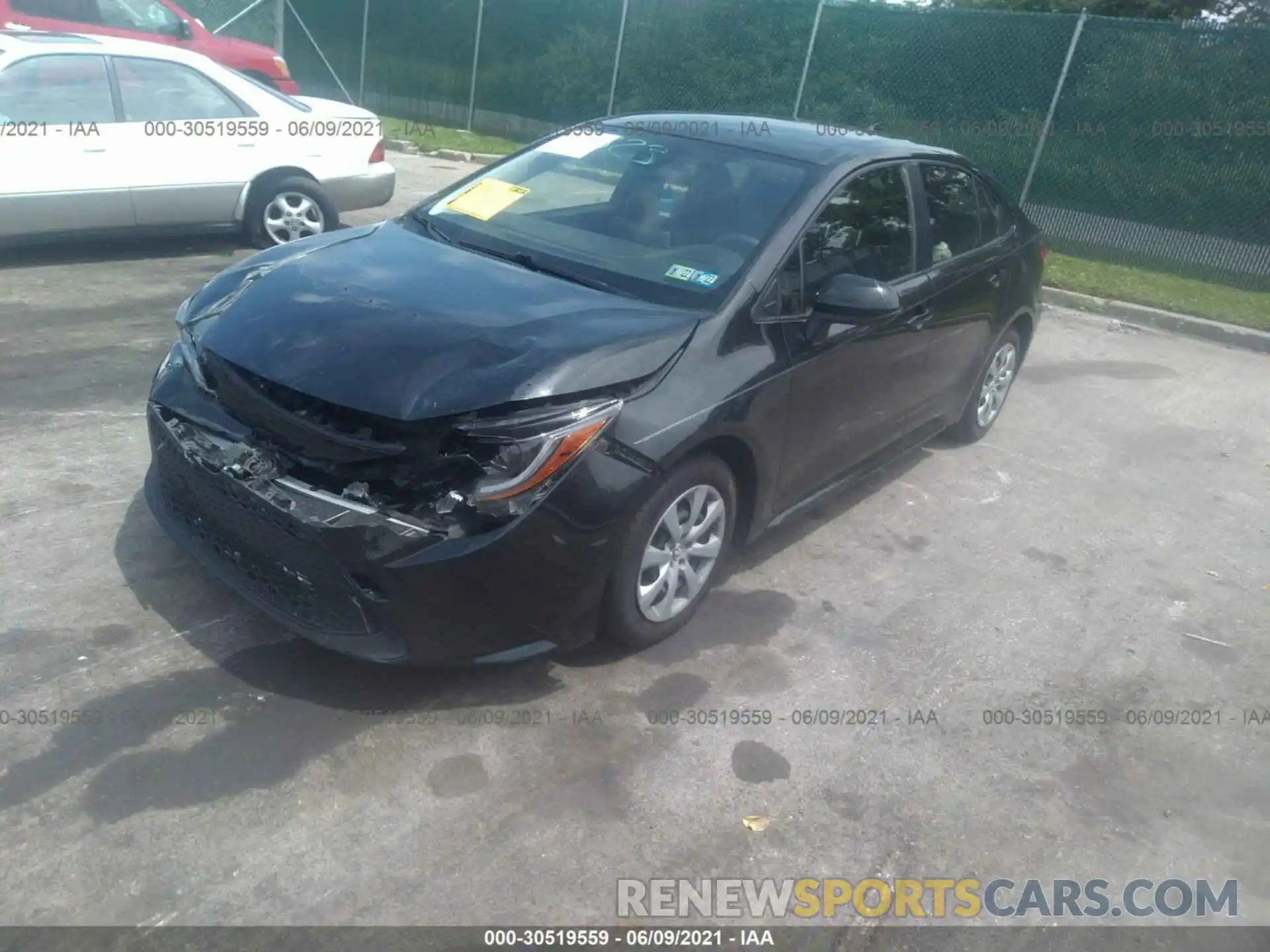 2 Photograph of a damaged car JTDEPRAEXLJ037829 TOYOTA COROLLA 2020