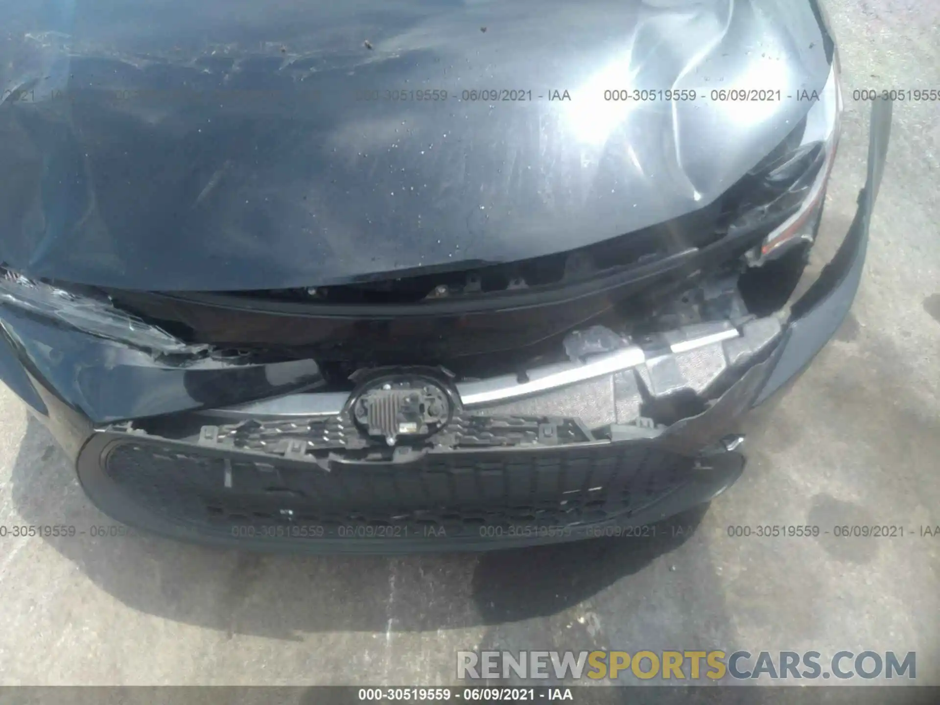 6 Photograph of a damaged car JTDEPRAEXLJ037829 TOYOTA COROLLA 2020