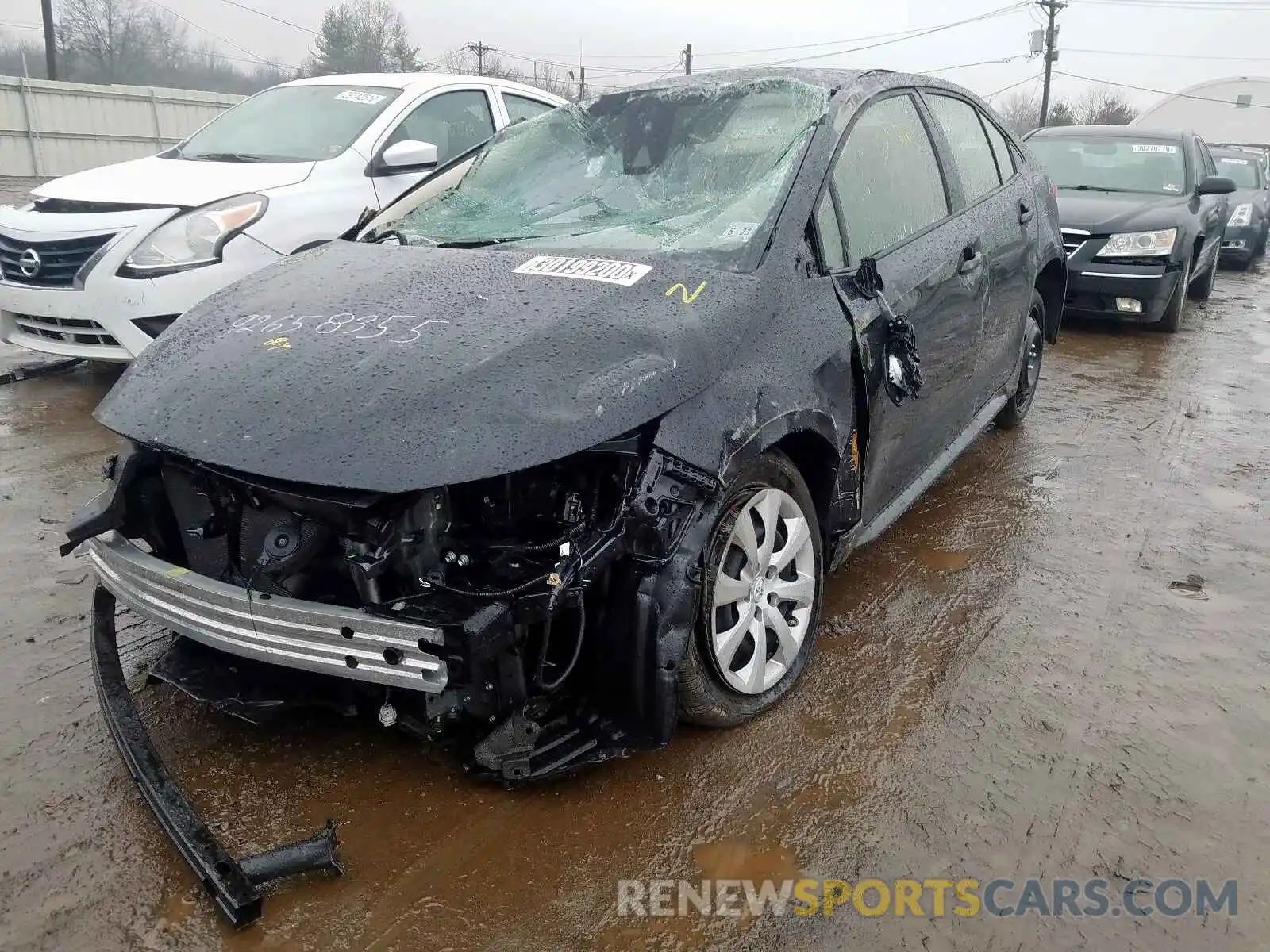 2 Photograph of a damaged car JTDEPRAEXLJ037930 TOYOTA COROLLA 2020