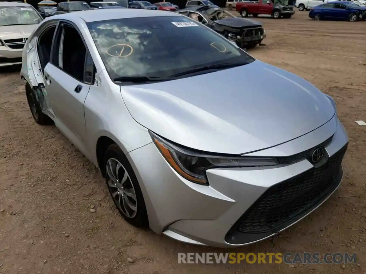 1 Photograph of a damaged car JTDEPRAEXLJ038513 TOYOTA COROLLA 2020