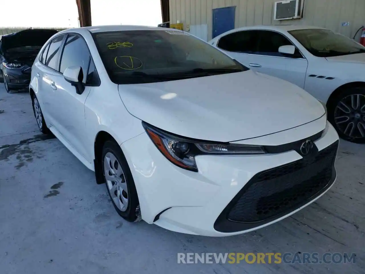 1 Photograph of a damaged car JTDEPRAEXLJ038690 TOYOTA COROLLA 2020