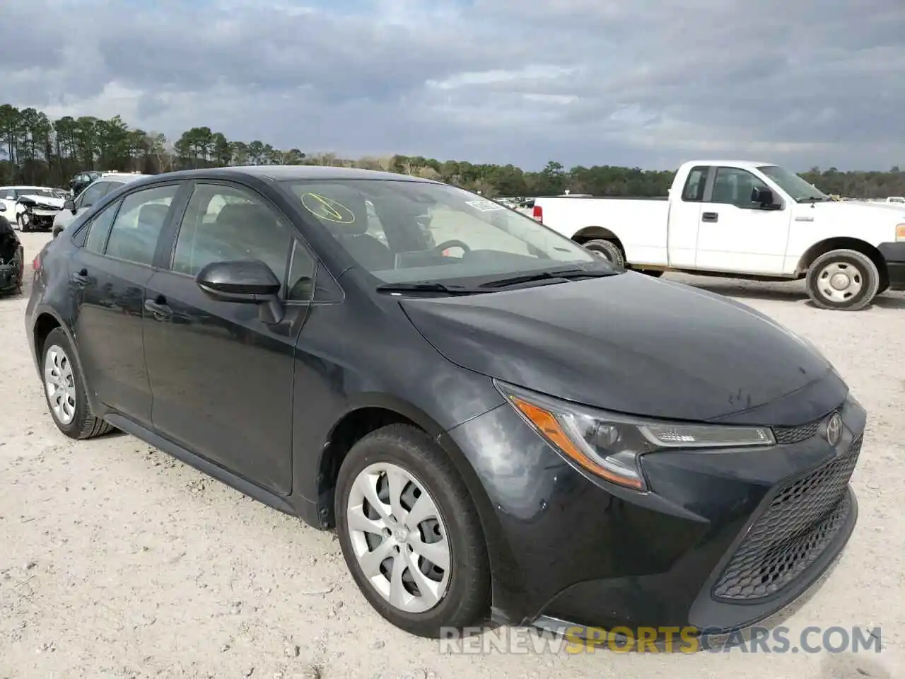 1 Photograph of a damaged car JTDEPRAEXLJ038821 TOYOTA COROLLA 2020