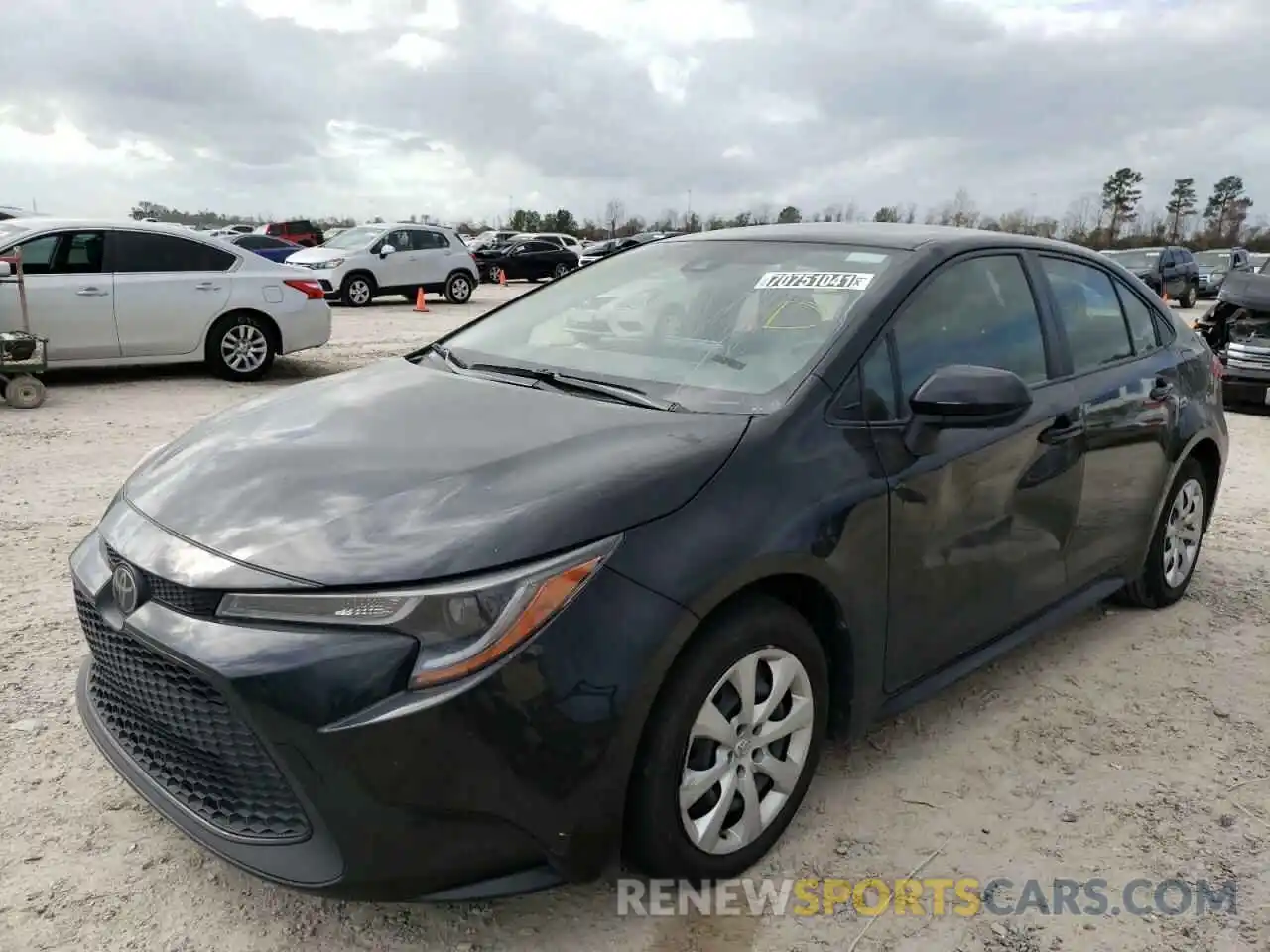 2 Photograph of a damaged car JTDEPRAEXLJ038821 TOYOTA COROLLA 2020