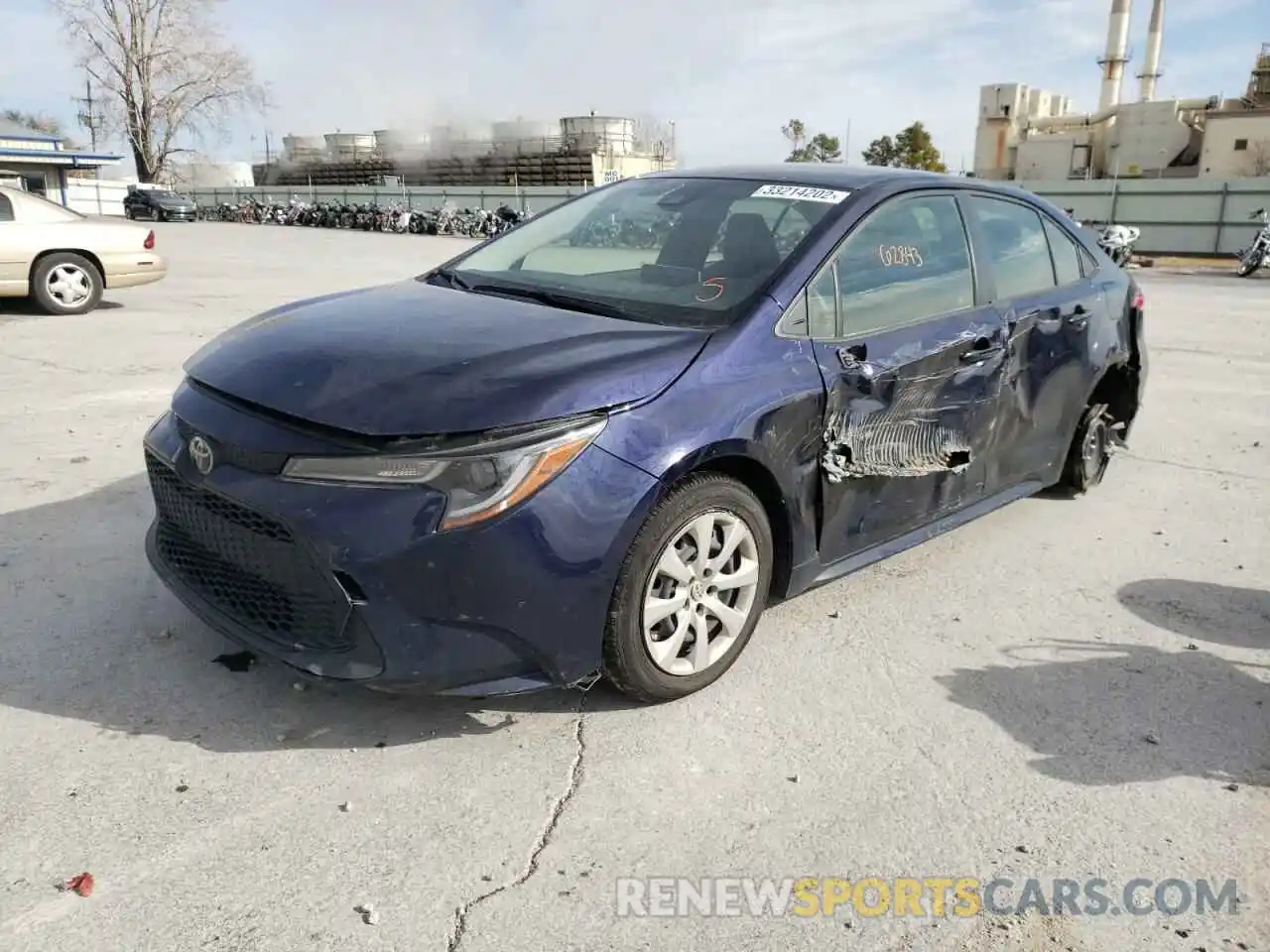 2 Photograph of a damaged car JTDEPRAEXLJ038835 TOYOTA COROLLA 2020