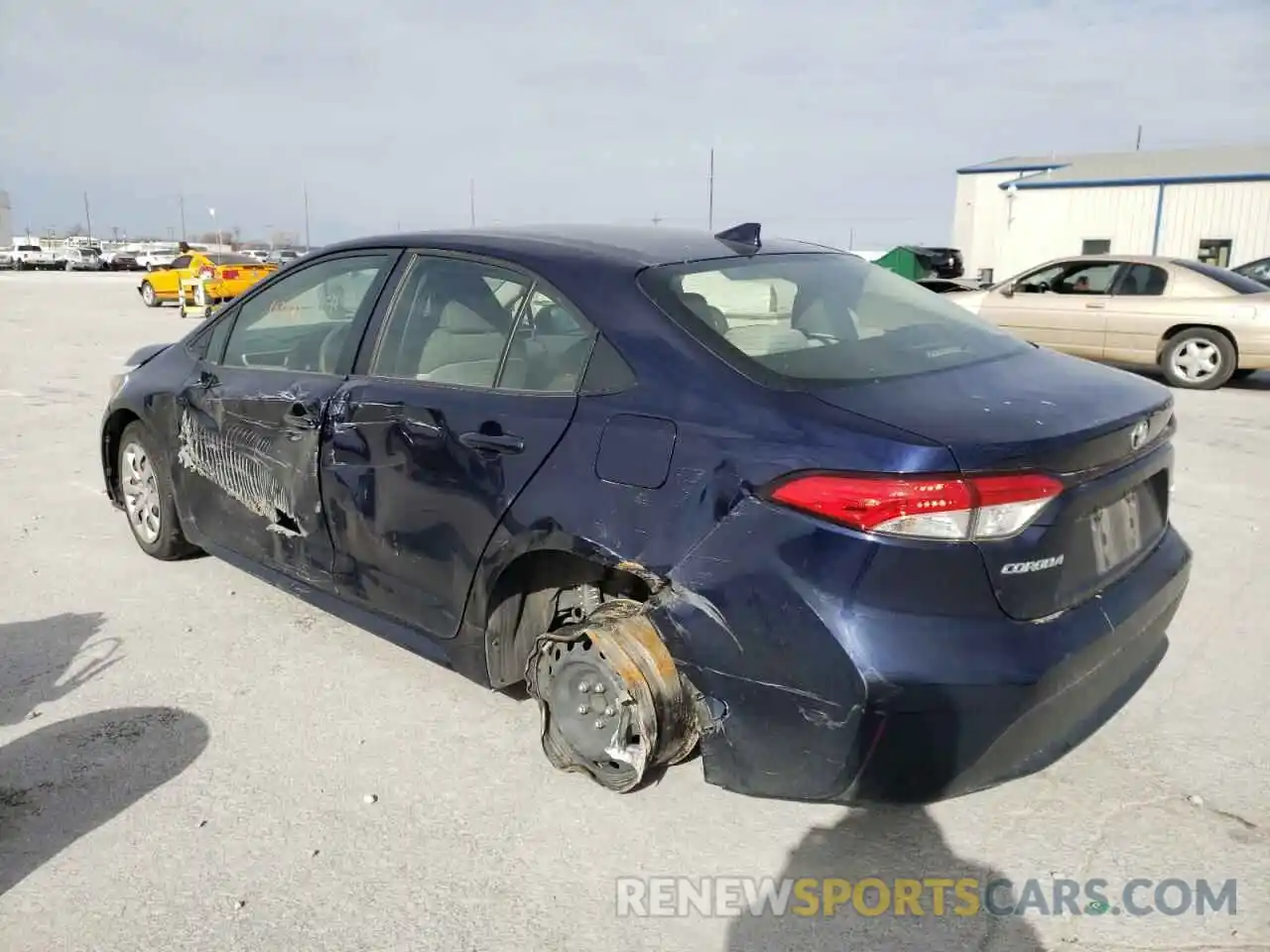 3 Photograph of a damaged car JTDEPRAEXLJ038835 TOYOTA COROLLA 2020