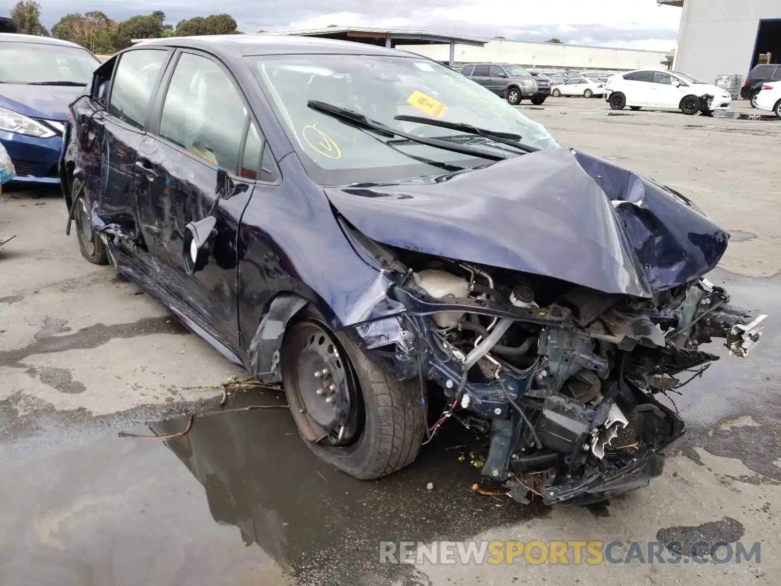 1 Photograph of a damaged car JTDEPRAEXLJ038849 TOYOTA COROLLA 2020