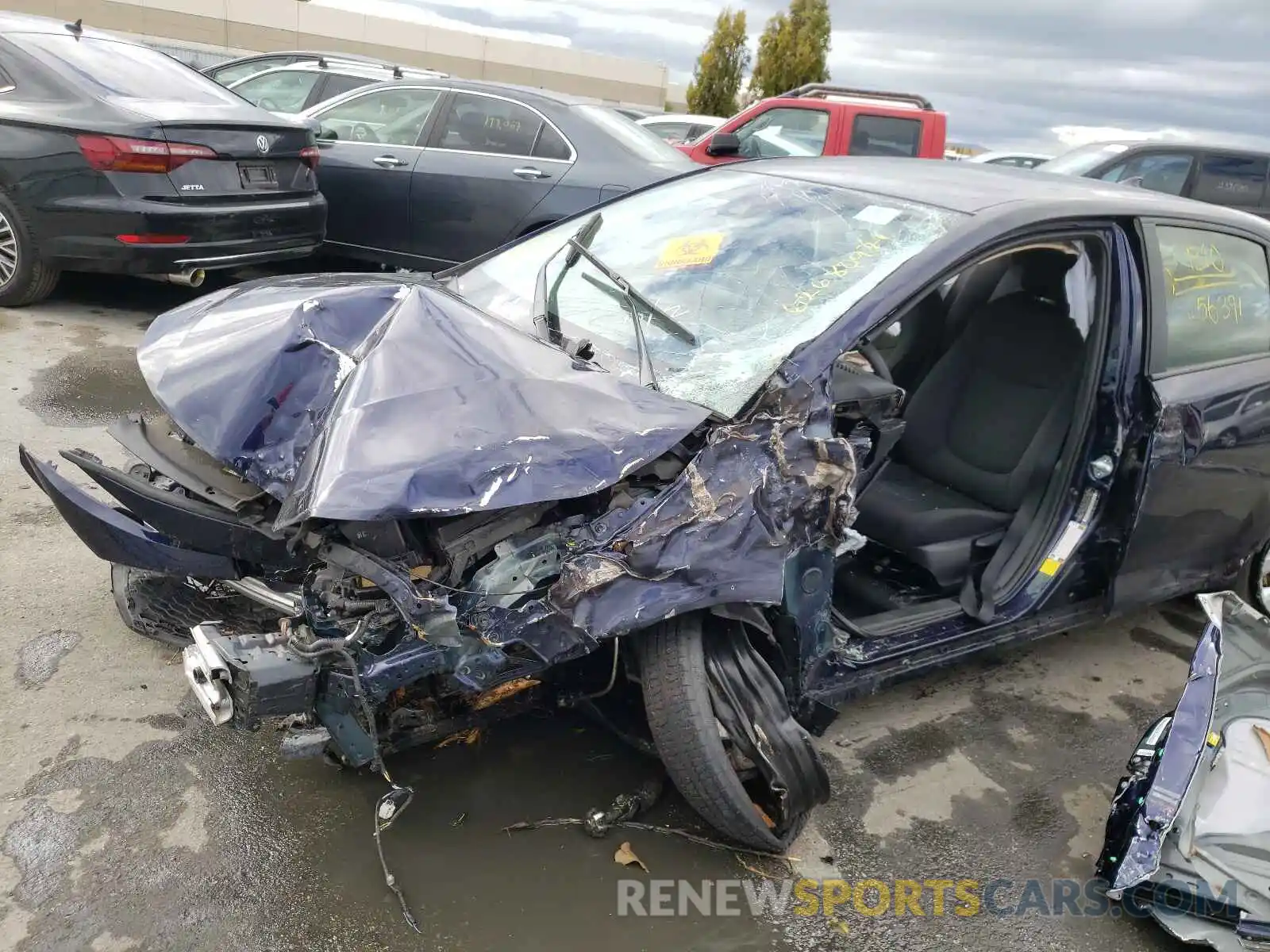 9 Photograph of a damaged car JTDEPRAEXLJ038849 TOYOTA COROLLA 2020