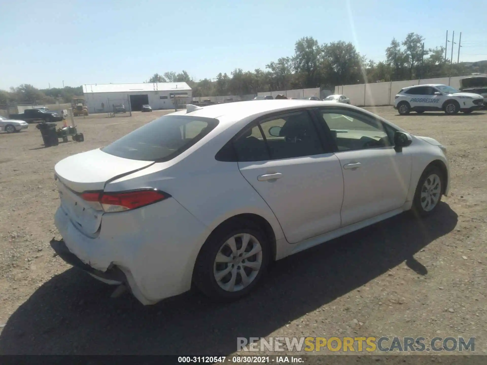 4 Photograph of a damaged car JTDEPRAEXLJ038995 TOYOTA COROLLA 2020