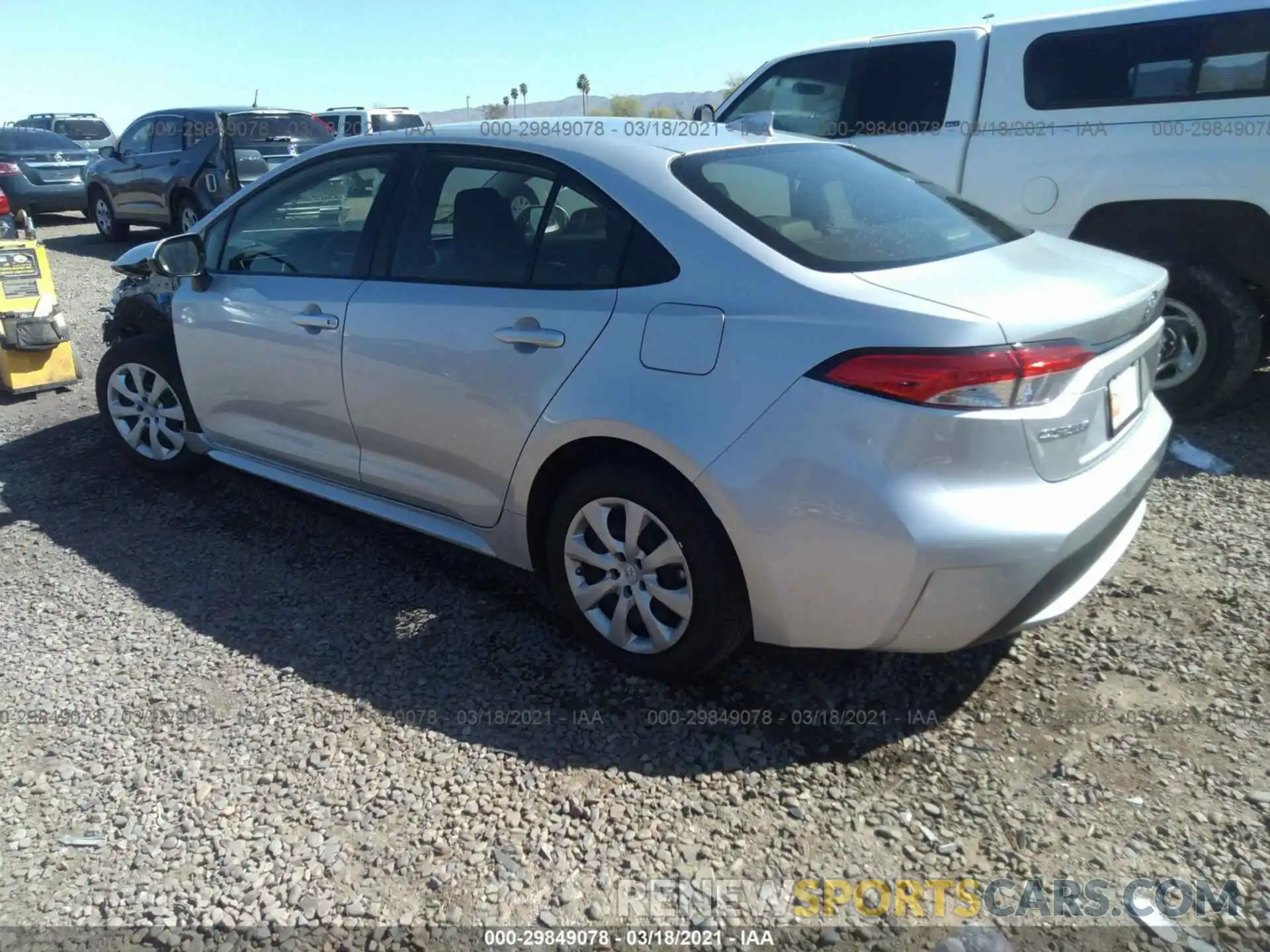 3 Photograph of a damaged car JTDEPRAEXLJ039094 TOYOTA COROLLA 2020