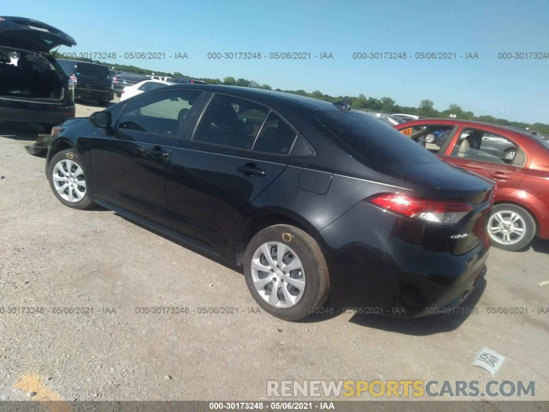 3 Photograph of a damaged car JTDEPRAEXLJ039158 TOYOTA COROLLA 2020