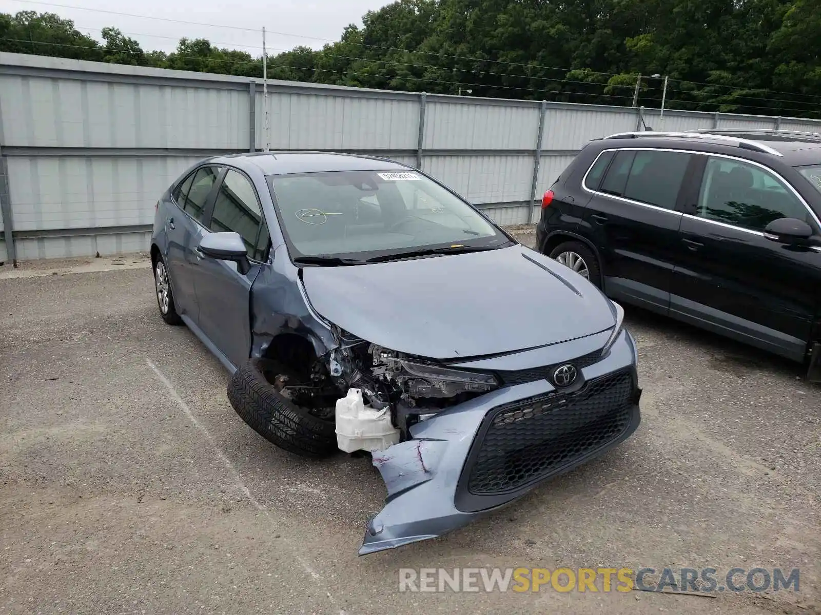 1 Photograph of a damaged car JTDEPRAEXLJ039273 TOYOTA COROLLA 2020