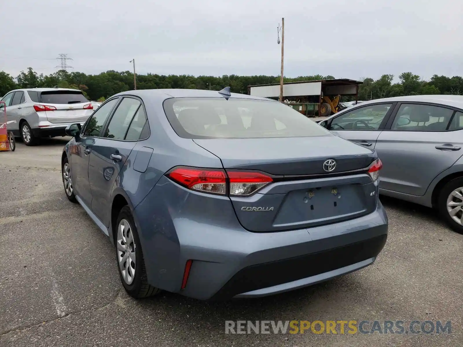 3 Photograph of a damaged car JTDEPRAEXLJ039273 TOYOTA COROLLA 2020