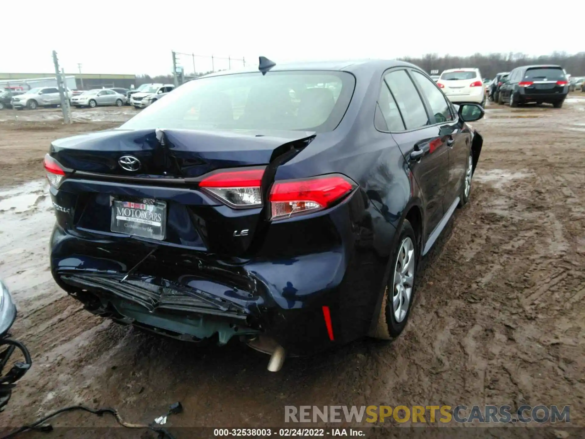 4 Photograph of a damaged car JTDEPRAEXLJ039340 TOYOTA COROLLA 2020