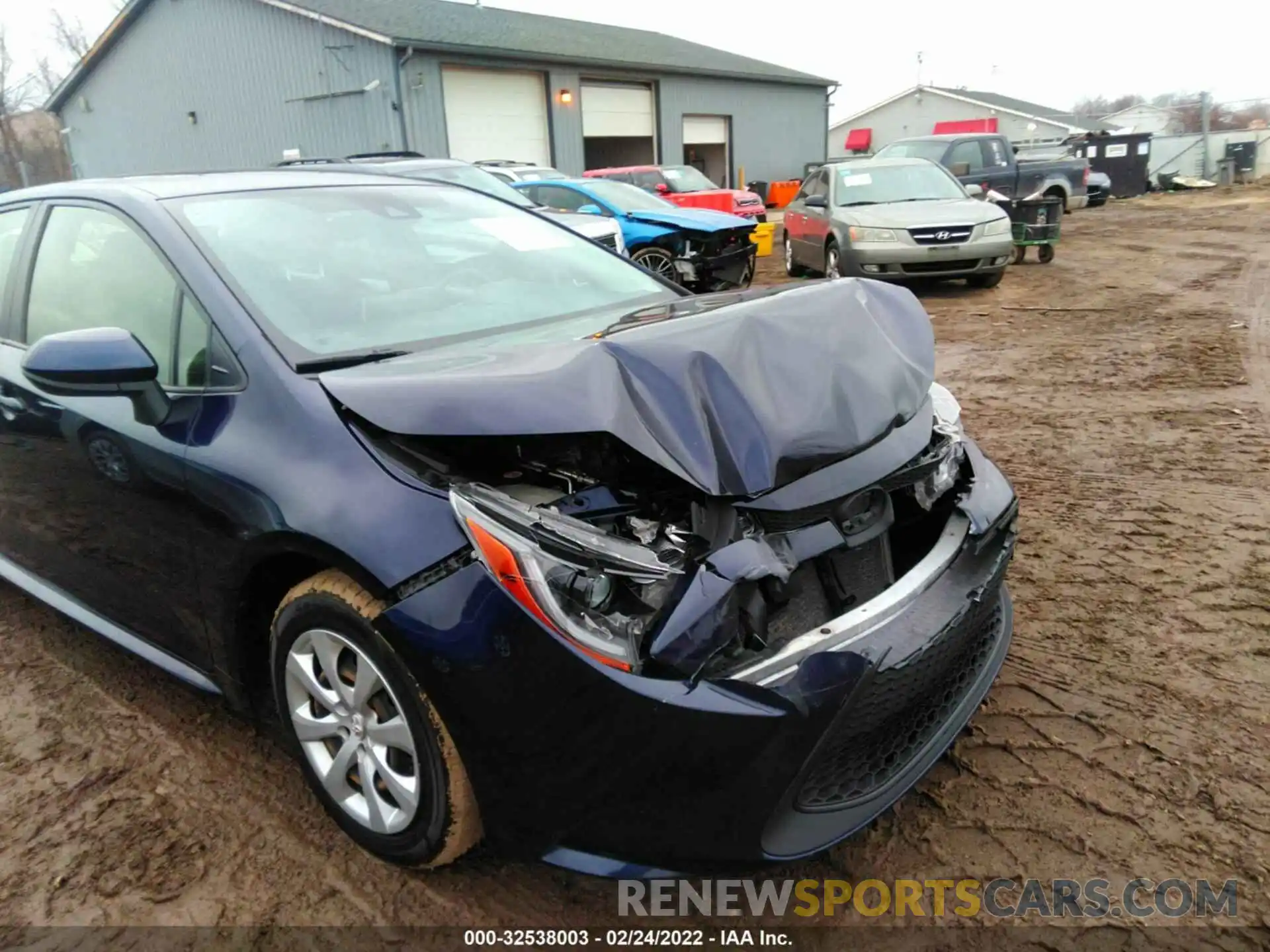 6 Photograph of a damaged car JTDEPRAEXLJ039340 TOYOTA COROLLA 2020