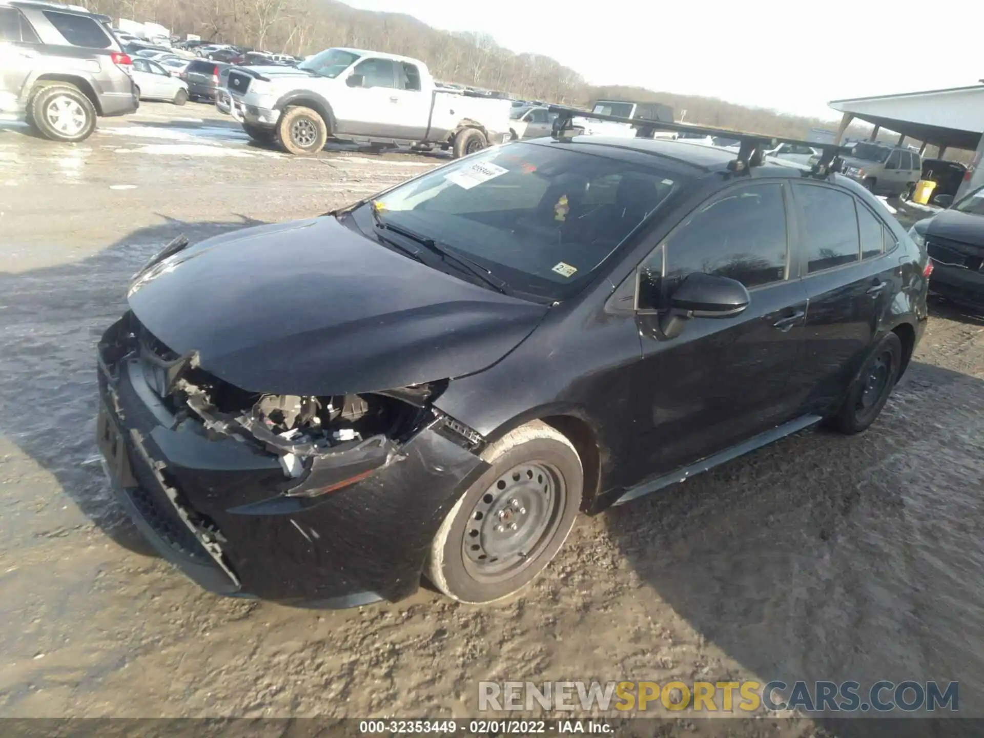 2 Фотография поврежденного автомобиля JTDEPRAEXLJ039595 TOYOTA COROLLA 2020