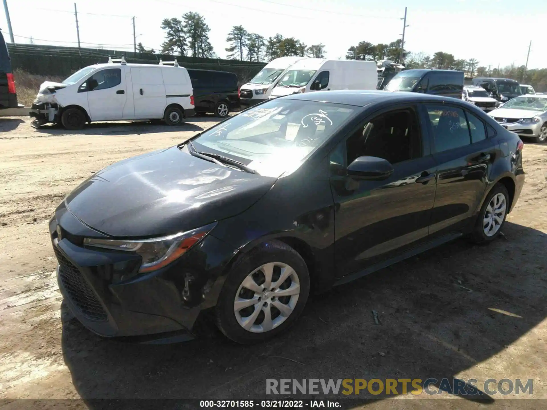 2 Photograph of a damaged car JTDEPRAEXLJ039855 TOYOTA COROLLA 2020