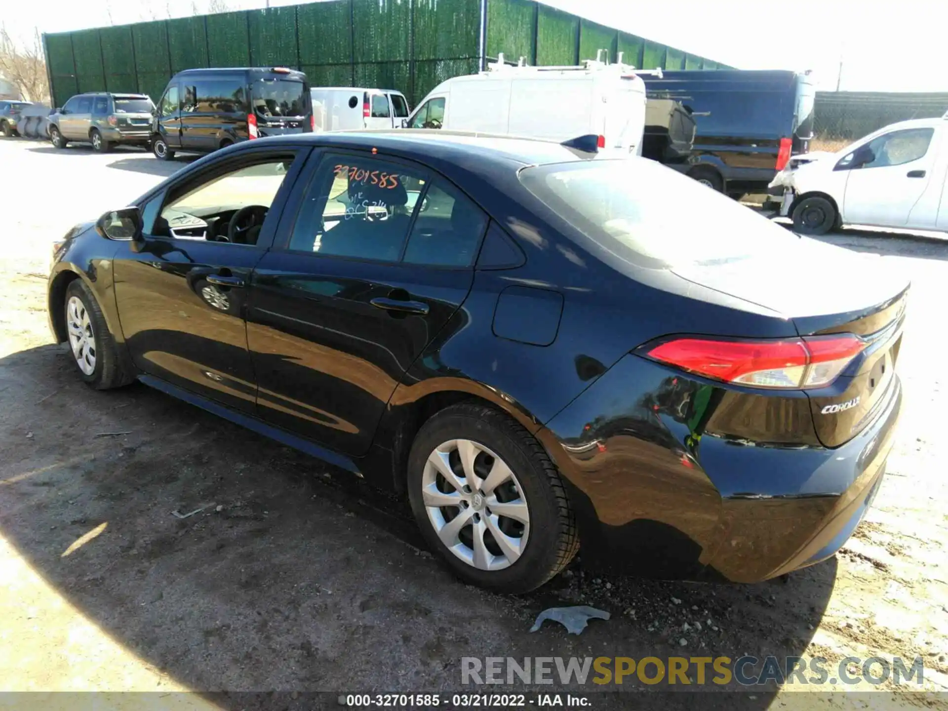 3 Photograph of a damaged car JTDEPRAEXLJ039855 TOYOTA COROLLA 2020