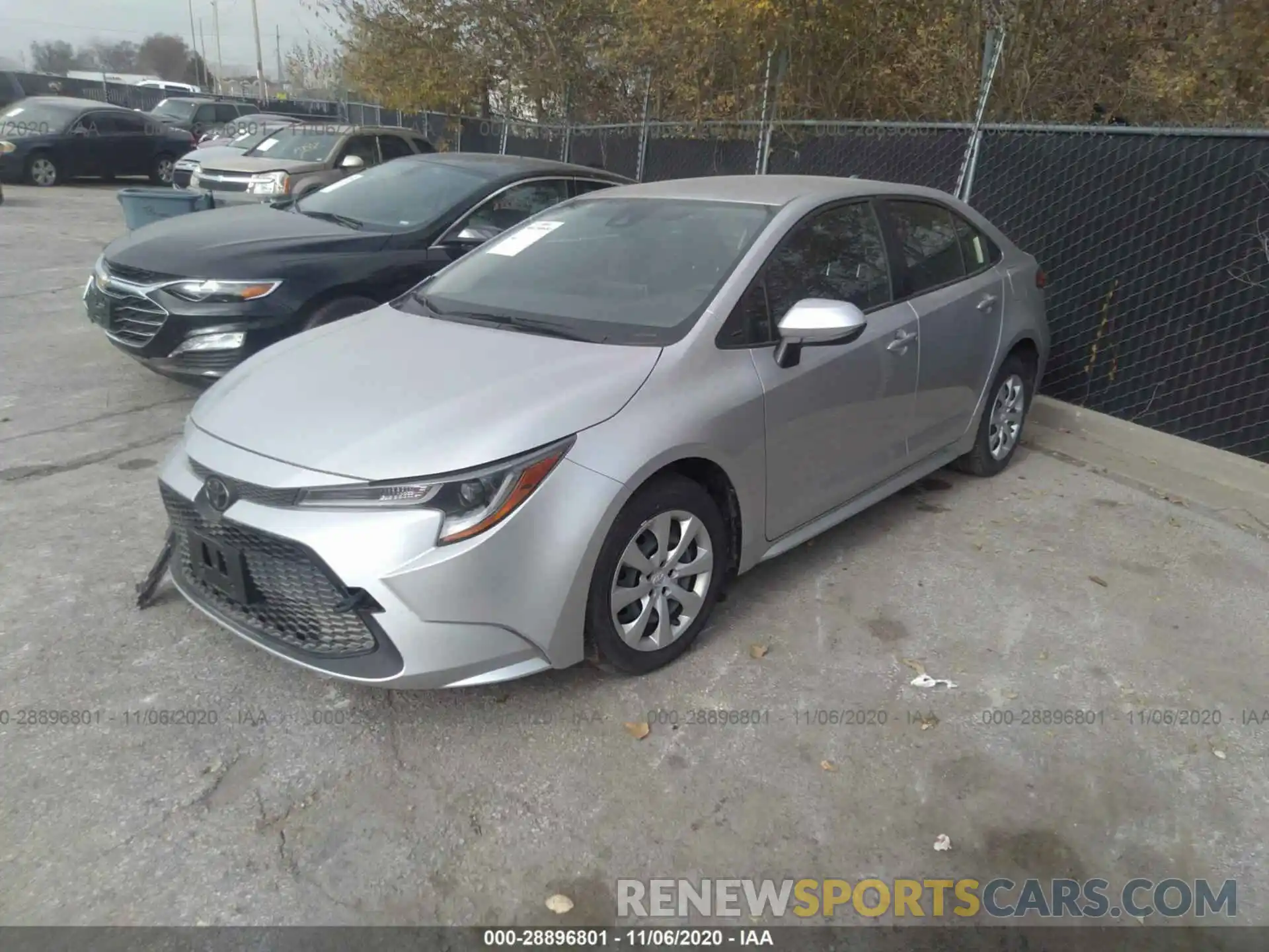 2 Photograph of a damaged car JTDEPRAEXLJ040035 TOYOTA COROLLA 2020