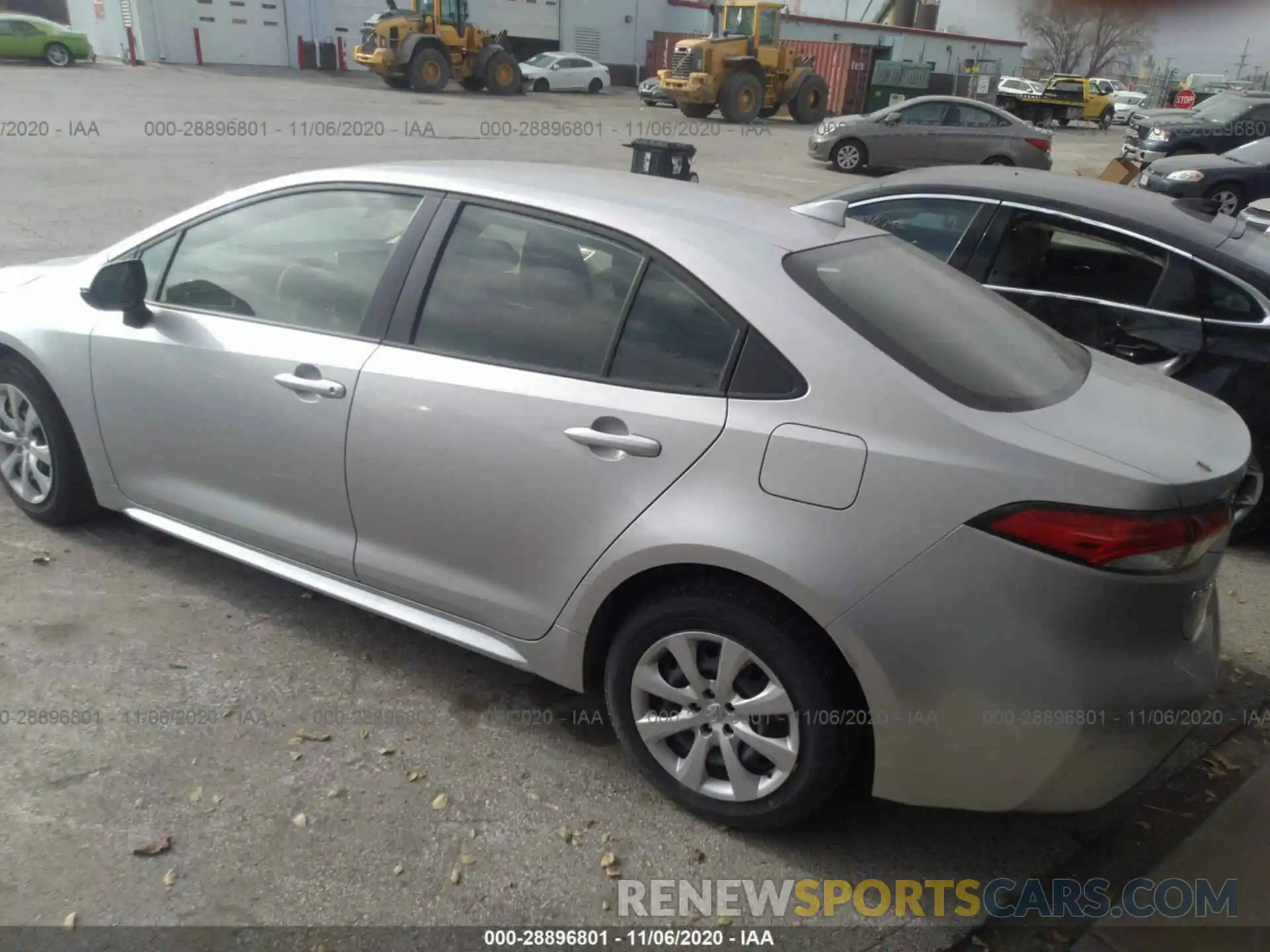 3 Photograph of a damaged car JTDEPRAEXLJ040035 TOYOTA COROLLA 2020