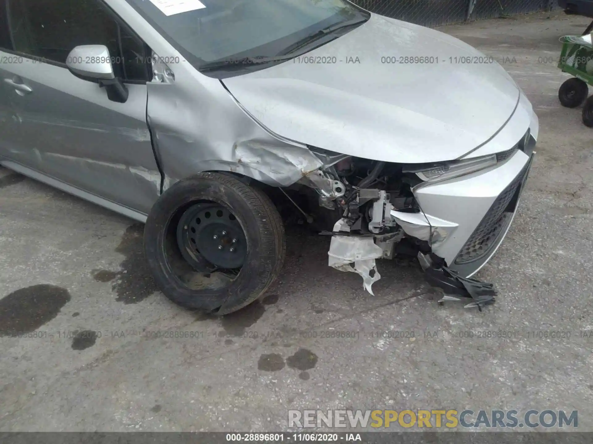 6 Photograph of a damaged car JTDEPRAEXLJ040035 TOYOTA COROLLA 2020