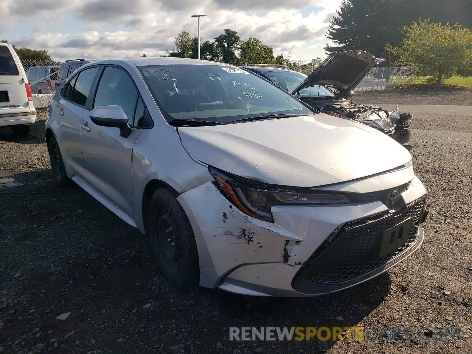 1 Photograph of a damaged car JTDEPRAEXLJ040889 TOYOTA COROLLA 2020