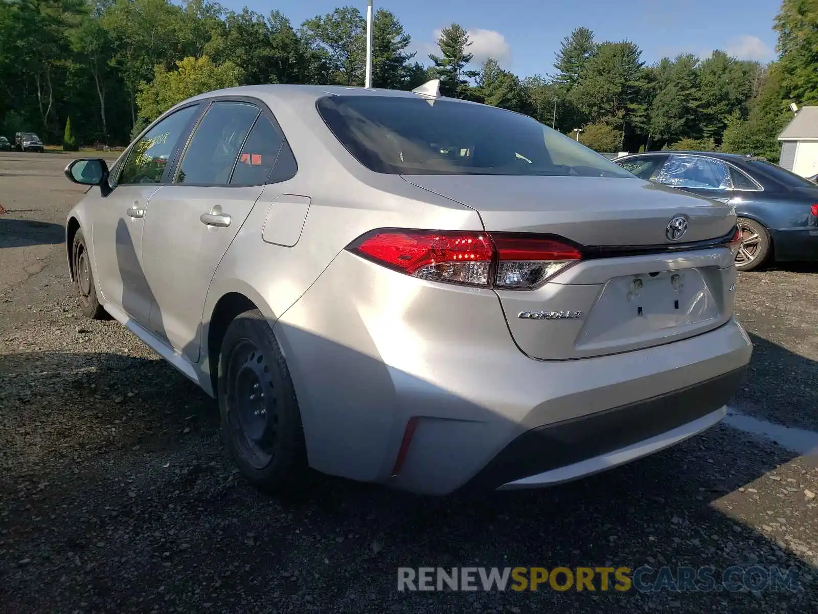 3 Photograph of a damaged car JTDEPRAEXLJ040889 TOYOTA COROLLA 2020