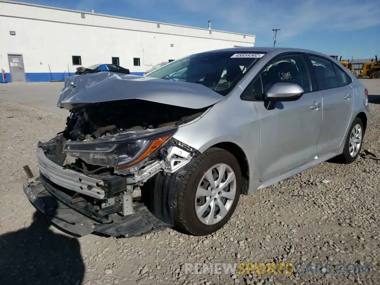 2 Photograph of a damaged car JTDEPRAEXLJ040911 TOYOTA COROLLA 2020