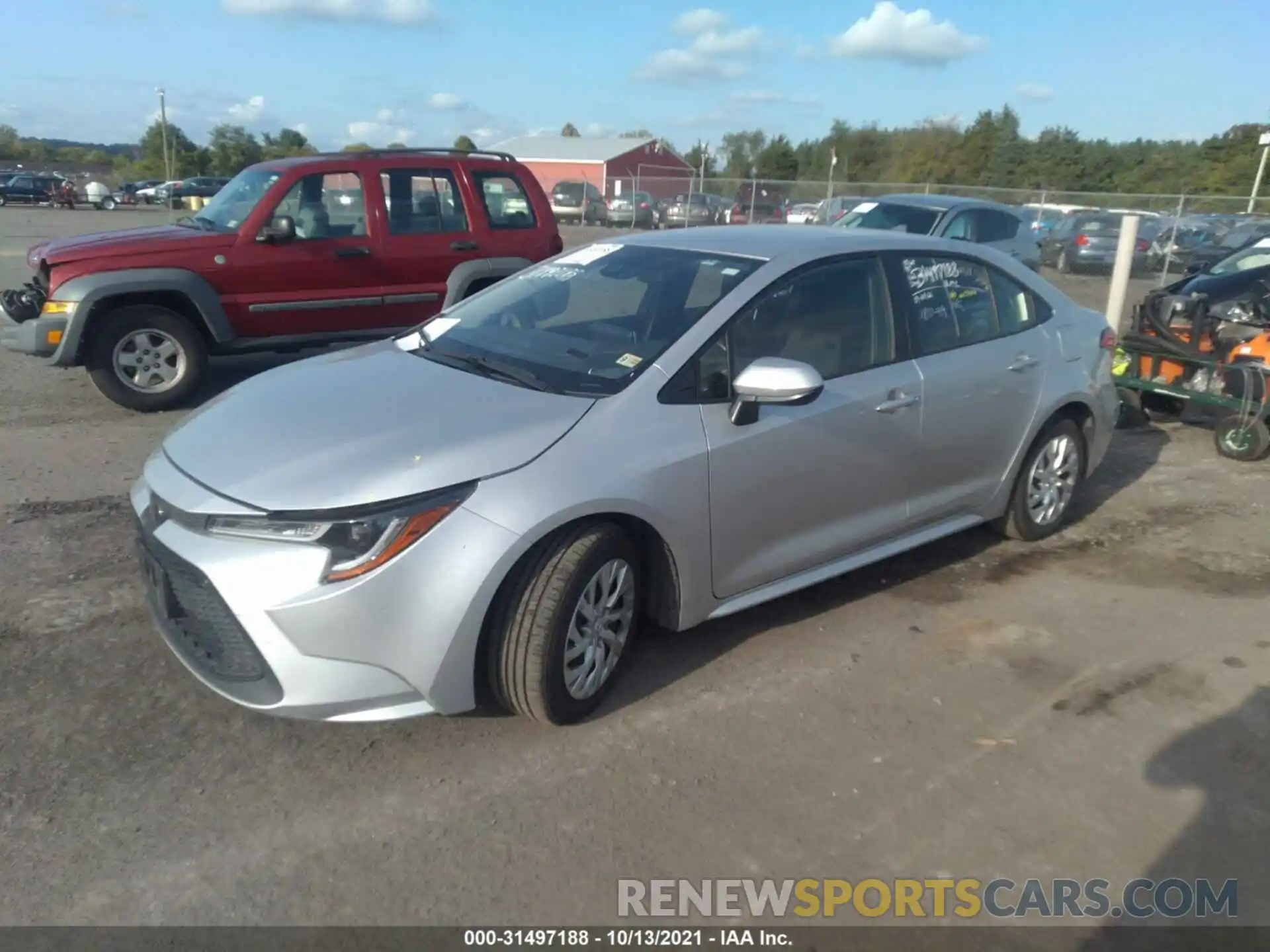 2 Photograph of a damaged car JTDEPRAEXLJ041167 TOYOTA COROLLA 2020