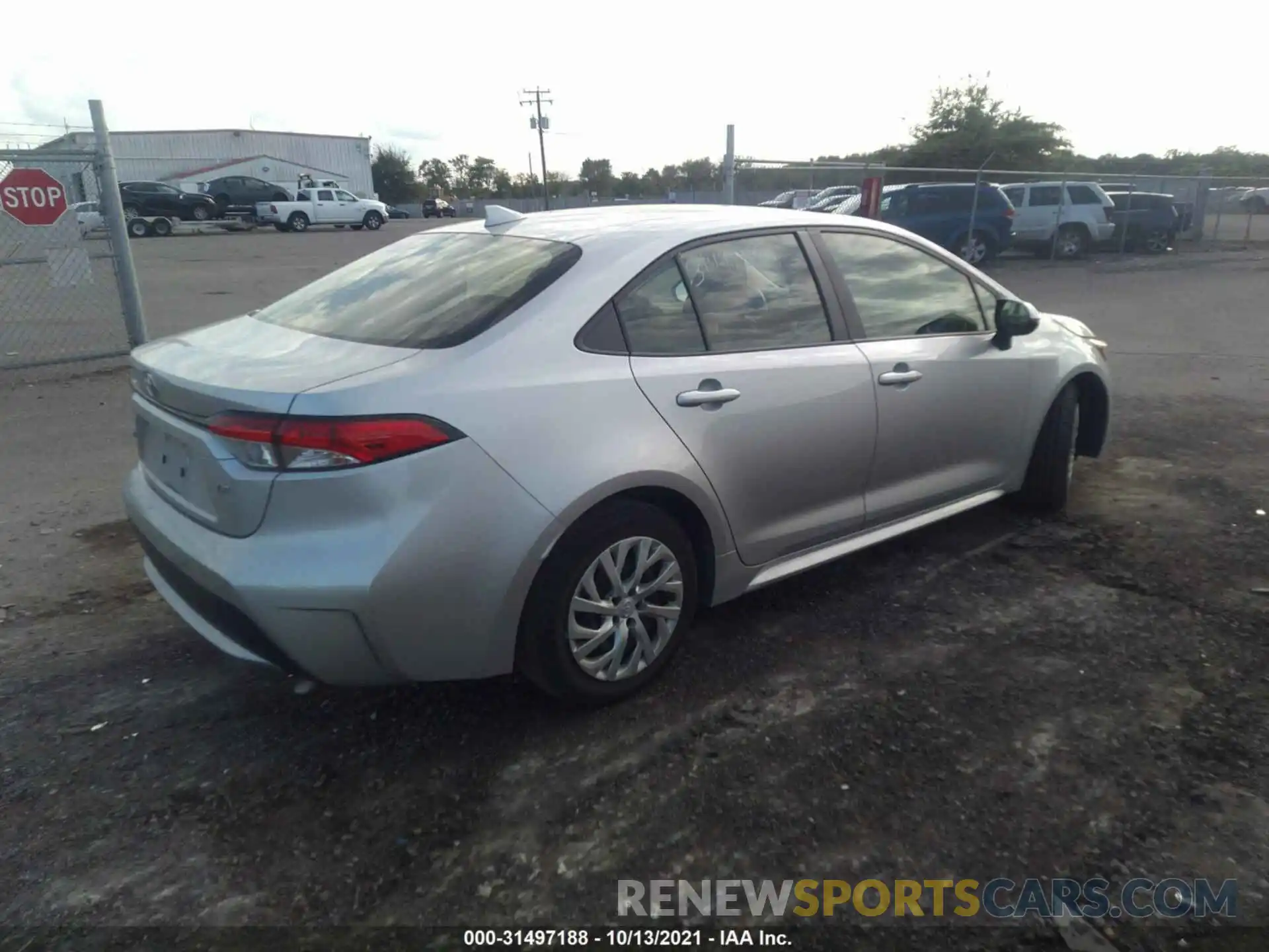 4 Photograph of a damaged car JTDEPRAEXLJ041167 TOYOTA COROLLA 2020