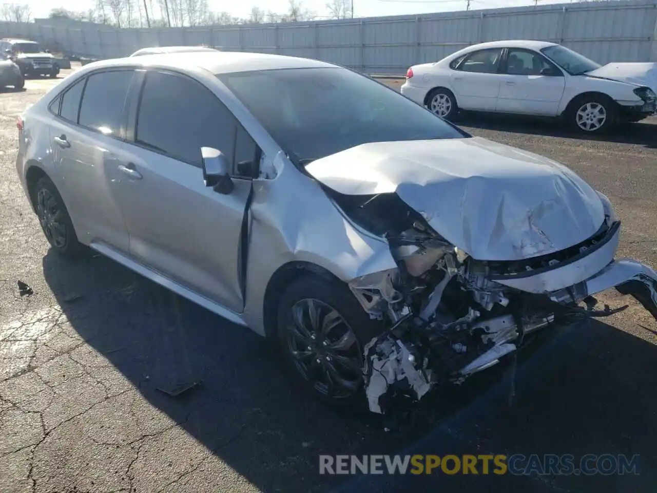 1 Photograph of a damaged car JTDEPRAEXLJ041427 TOYOTA COROLLA 2020